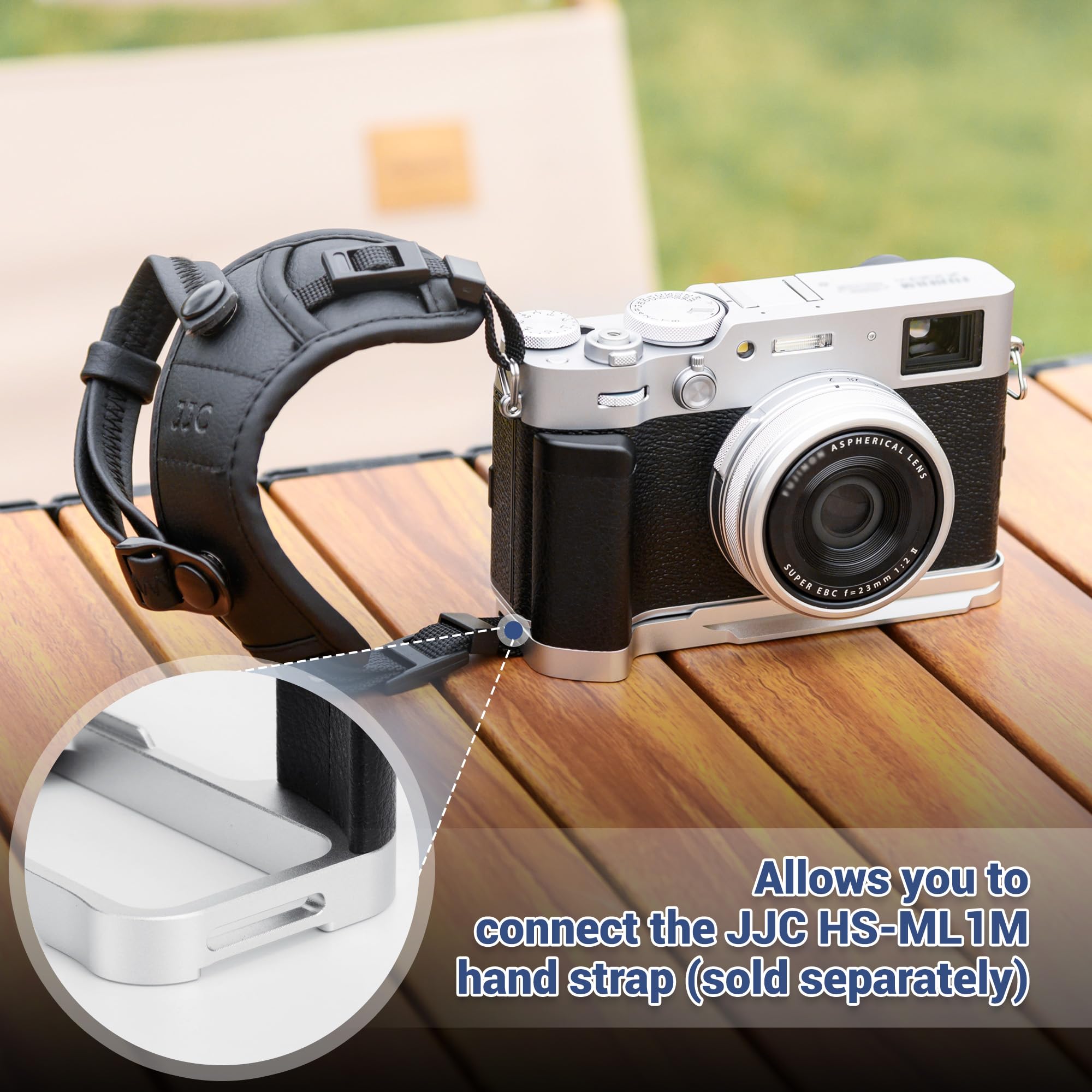 超特価FUJIFILM X100V/100F専用メタルハンドグリップ 【公式通販】