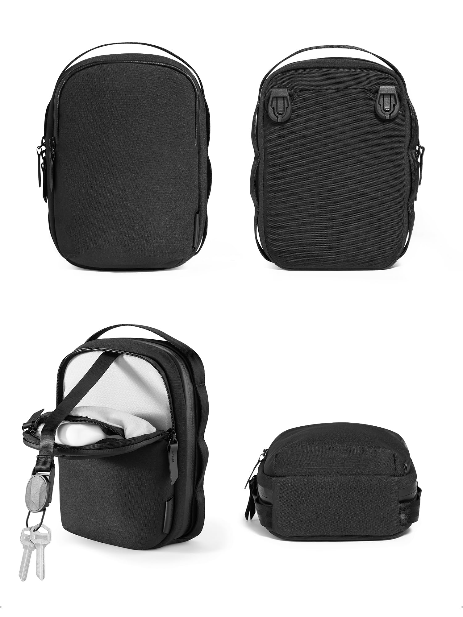 ALPAKA Metro Sling V2 – Bolso Bandolera | Resistente al agua, para viaje diario, bolsillo RFID, correa desmontable, para hombre y mujer