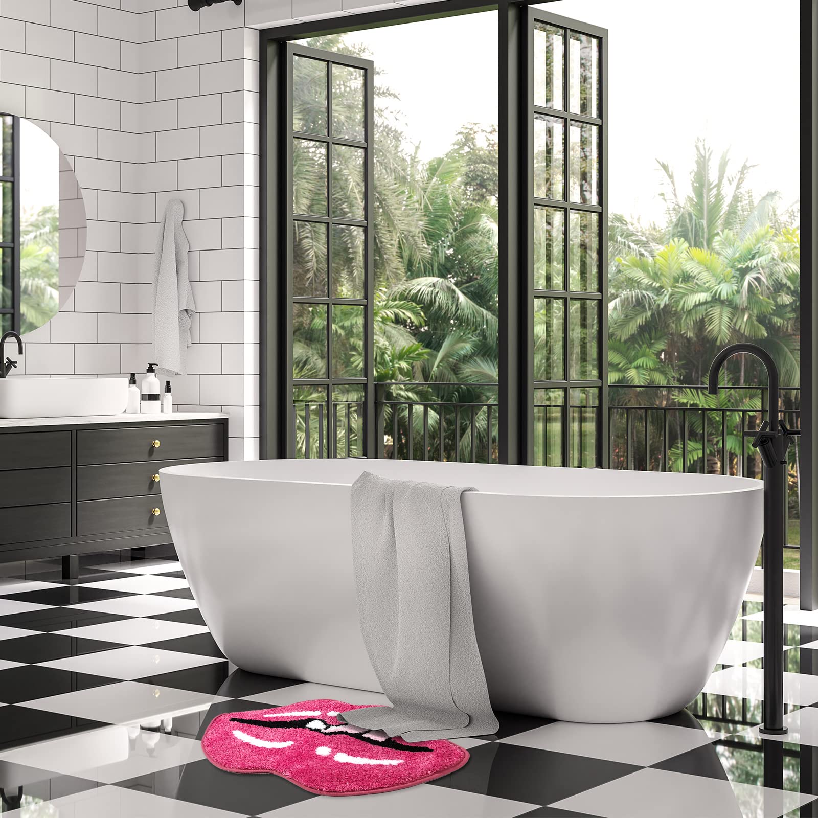Bath Tub and Shower Mats, Non-Slip Pebble 35 X 16 Inches Machine Washable Bathtu Bath Tub and Shower Mats, Non-Slip Pebble 35 X 16 Inches Machine Washable Bathtu