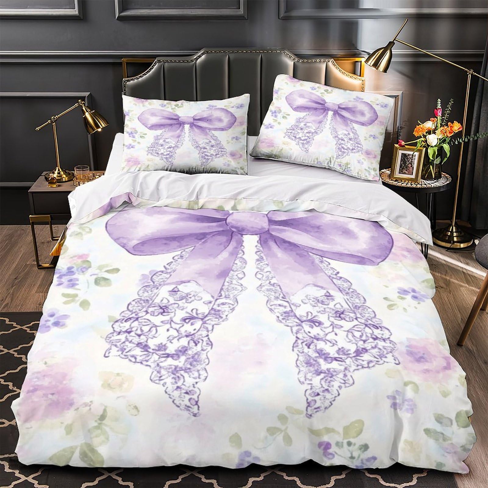 Parure lit carlin 3D pour une chambre de couple douillette et confortable 260x220