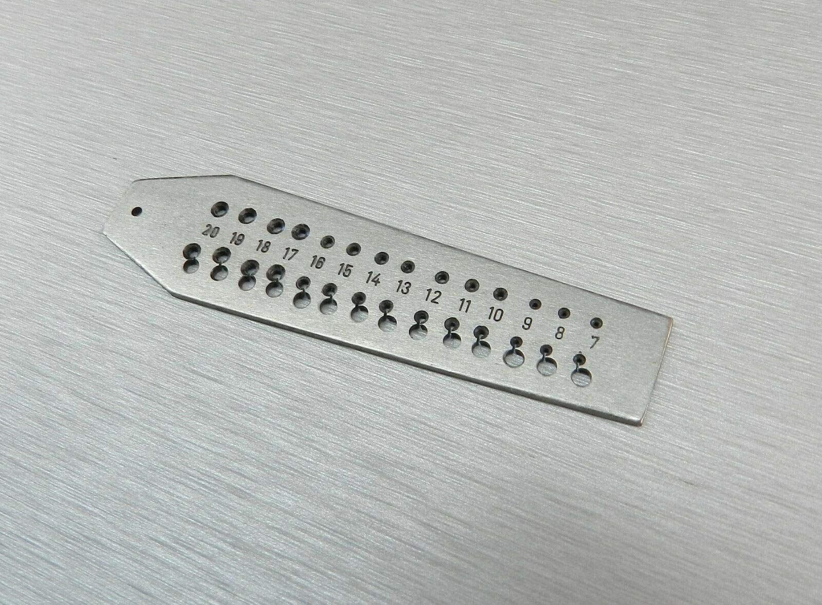 OSCAR Mini Tap and Die Set | 14 Taps with Screw Plate & Pin Vise | 0.7β2mm Jewellery Making Tool | Silver Finish 4