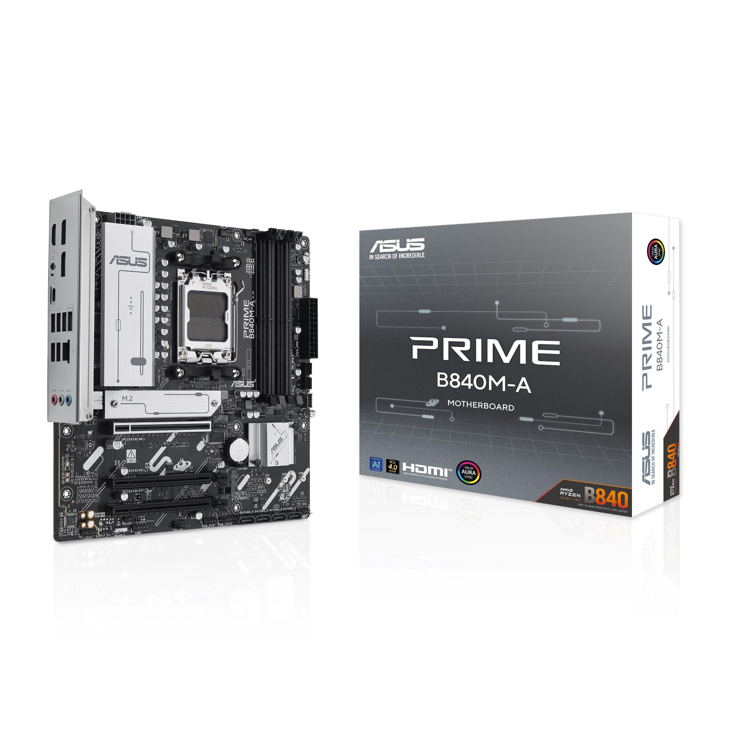 ASUS PRIME B840M-A-CSM AMD B840 Socket AM5 Micro ATX