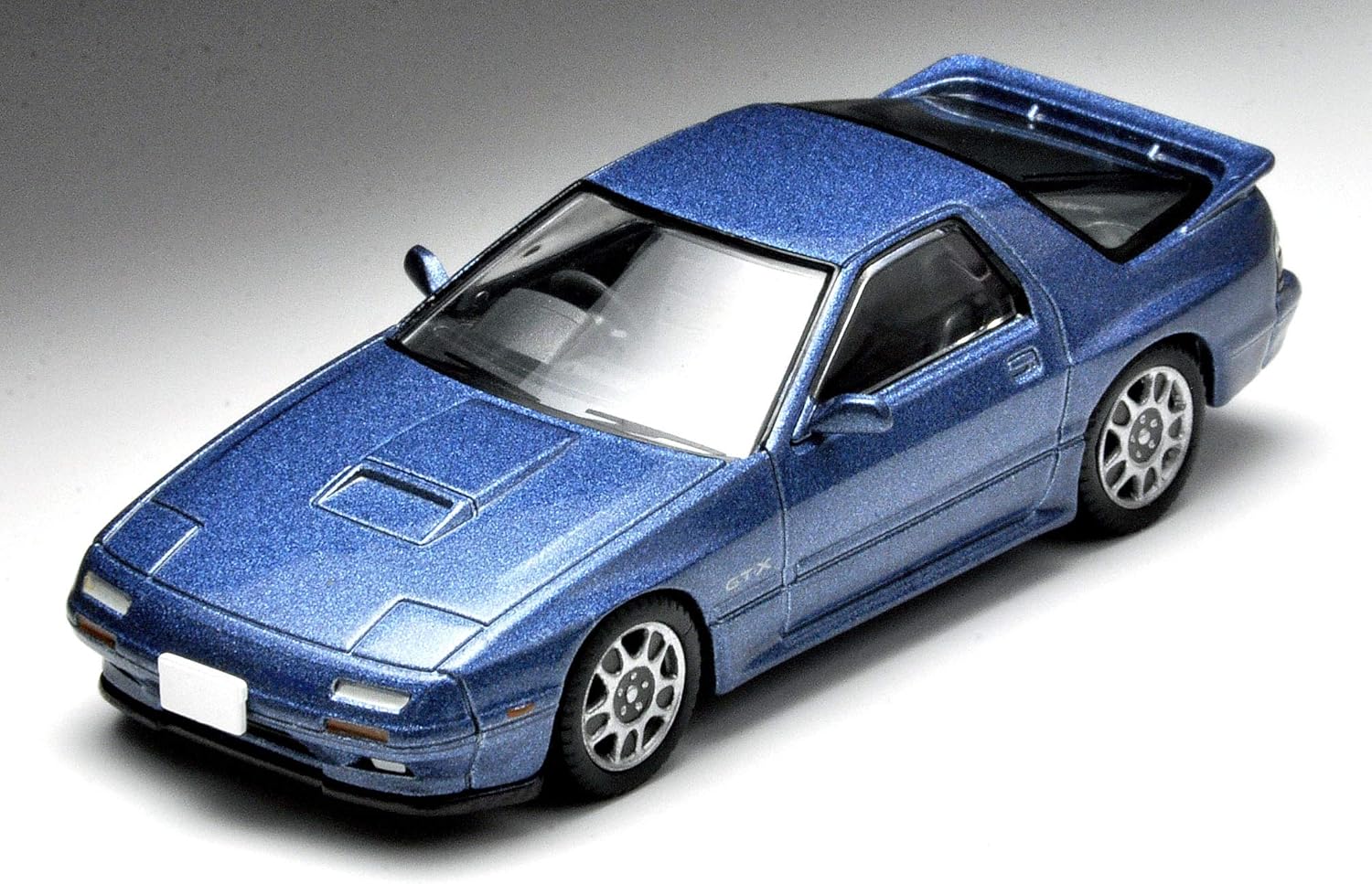 ミニカー TOMYTEC MACHINE RS-1 1/64 TomyTEC 307648 1/64 Mazda RX7 GT-X Savanna, Blau, Modell 1989 Die