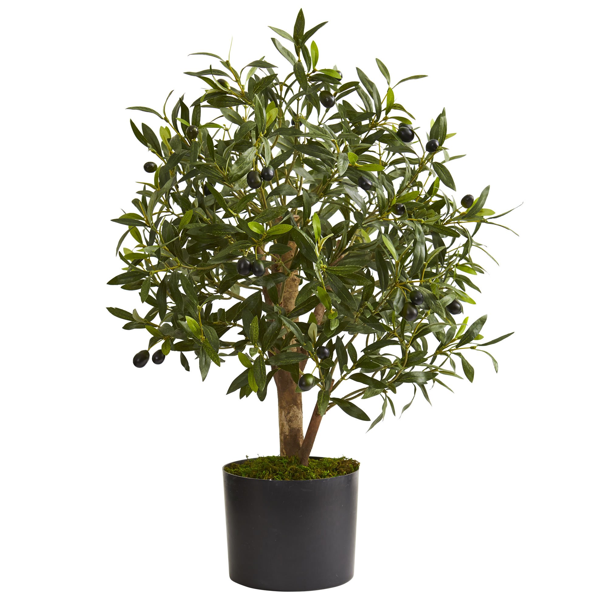Nearly Natural 29in. Olive Artificial Tree (Cracked Pot)