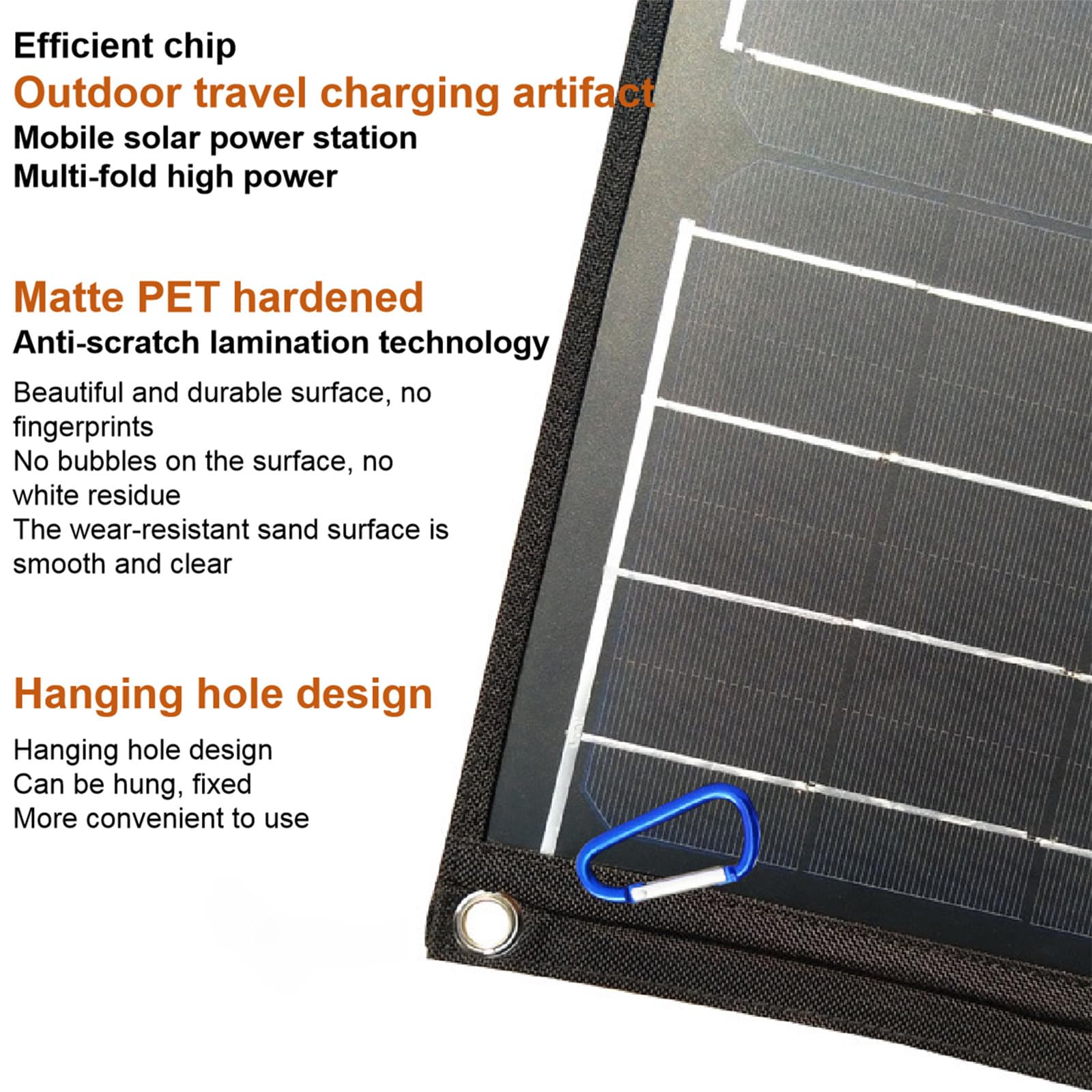 Pannello solare monocristallino da 300 W che ricarica pannello di generazione di energia fotovoltaica sistema completo borsa pieghevole per alimentazione esterna