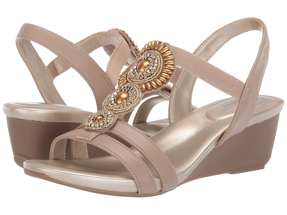 

Bandolino Hartley Wedge Sandal (Cafe Latte 2) Women's Shoes, Beige