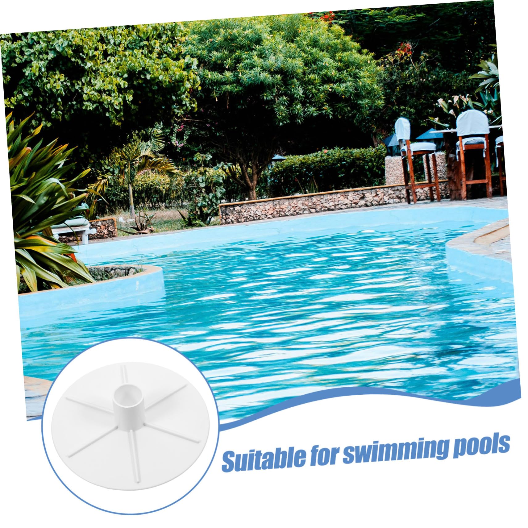 SUPVOX 3piezas Adaptador De Placa para Skimmer De Piscina Placa De Vacío para Skimmers De Accesorio De Instalación y Durabilidad para De