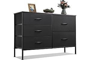 WLIVE Dresser for Bedroom with Deep Drawers