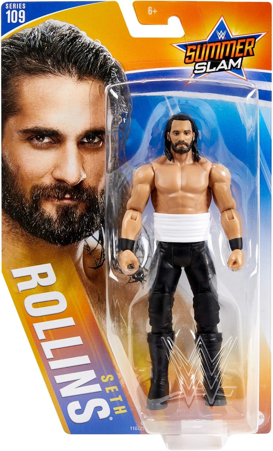 WWE Seth Rollins Basic Series #109 Action Figure in 6-inch Scale with Articulation & Ring Gear