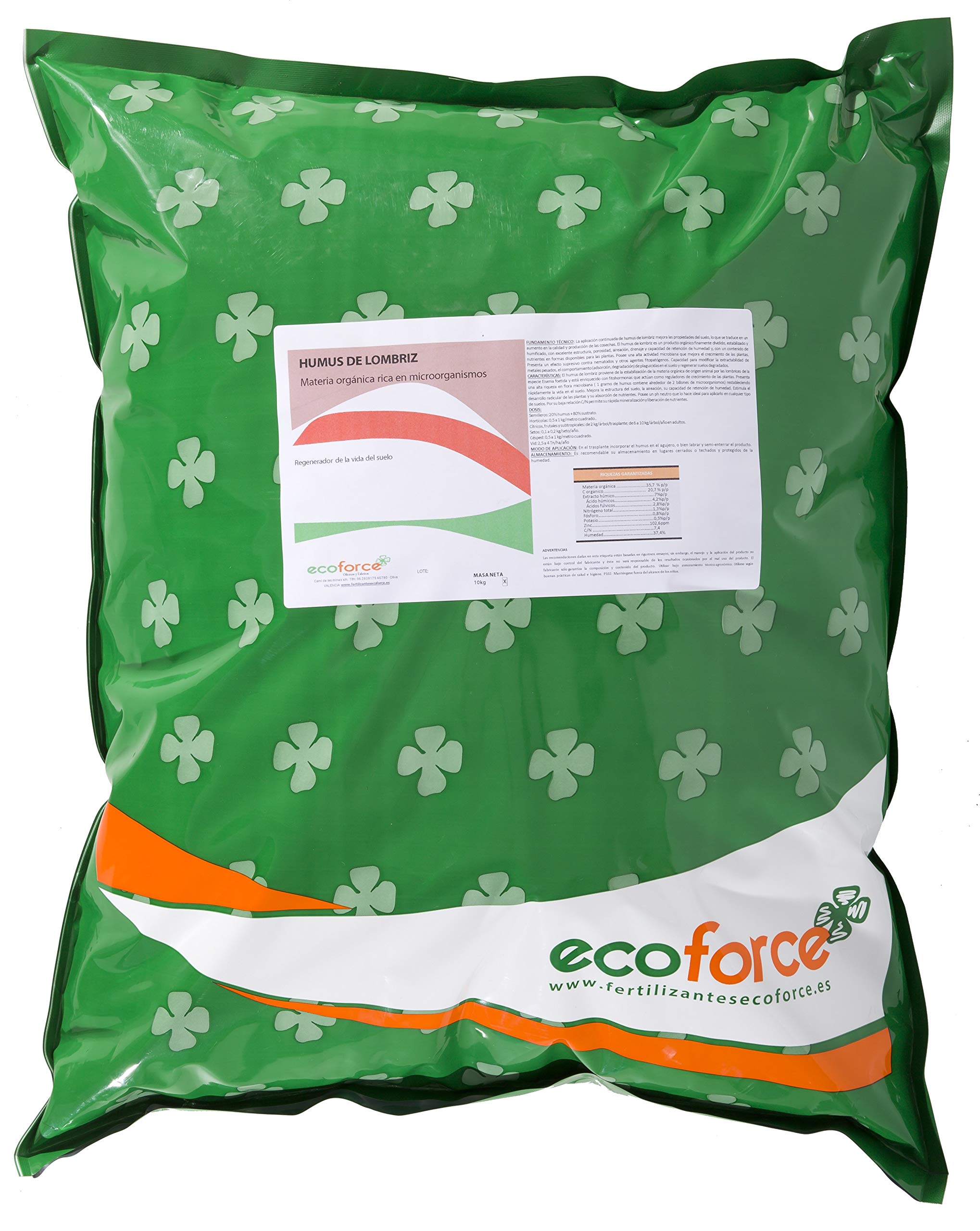 CULTIVERS Humus de Lombriz Ecológico 40 L Certificado | Abono Orgánico para Plantas y Huerto | Mejora la Estructura del Suelo y Favorece el Desarrollo Vegetal — view 11