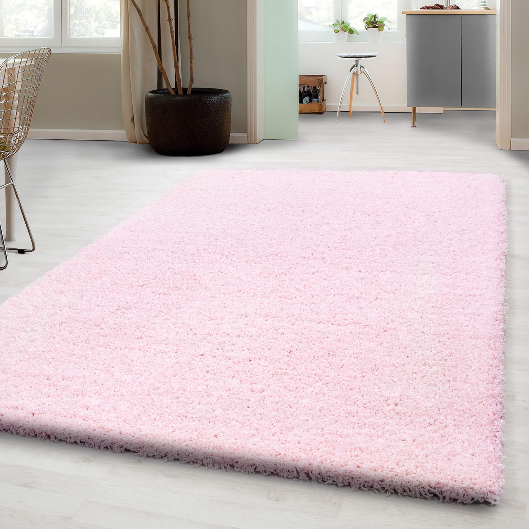 Carpetsale24 Shaggy Hochflor Teppich weich flauschig modern einfarbig Perfekt für Wohnzimmer für Wohnzimmer Schlafzimmer Flur