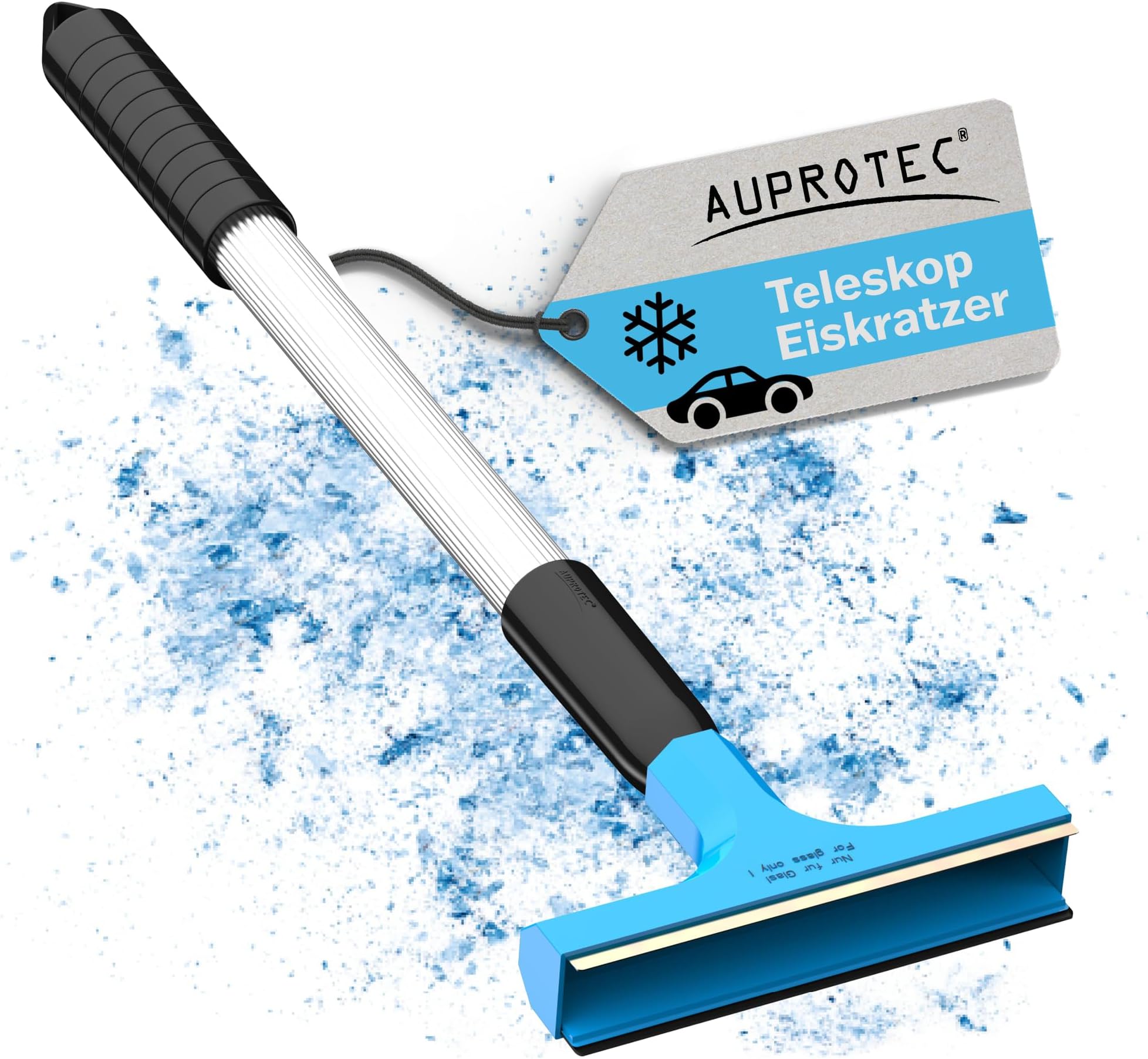 Emoji Eiskratzer Bunt - Mit Gummilippe Fürs Auto Im Winter