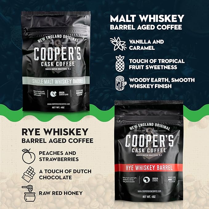 Café en Grano Cooper's Cask Coffee 4 paquetes de 113 g miniatura 2