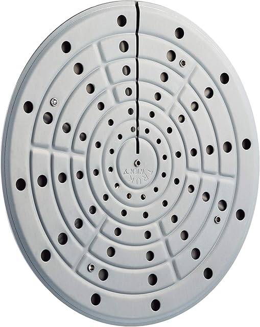 Truka 19 cm Large Stovetop Double Layer Tin Heat Diffuser, Silver