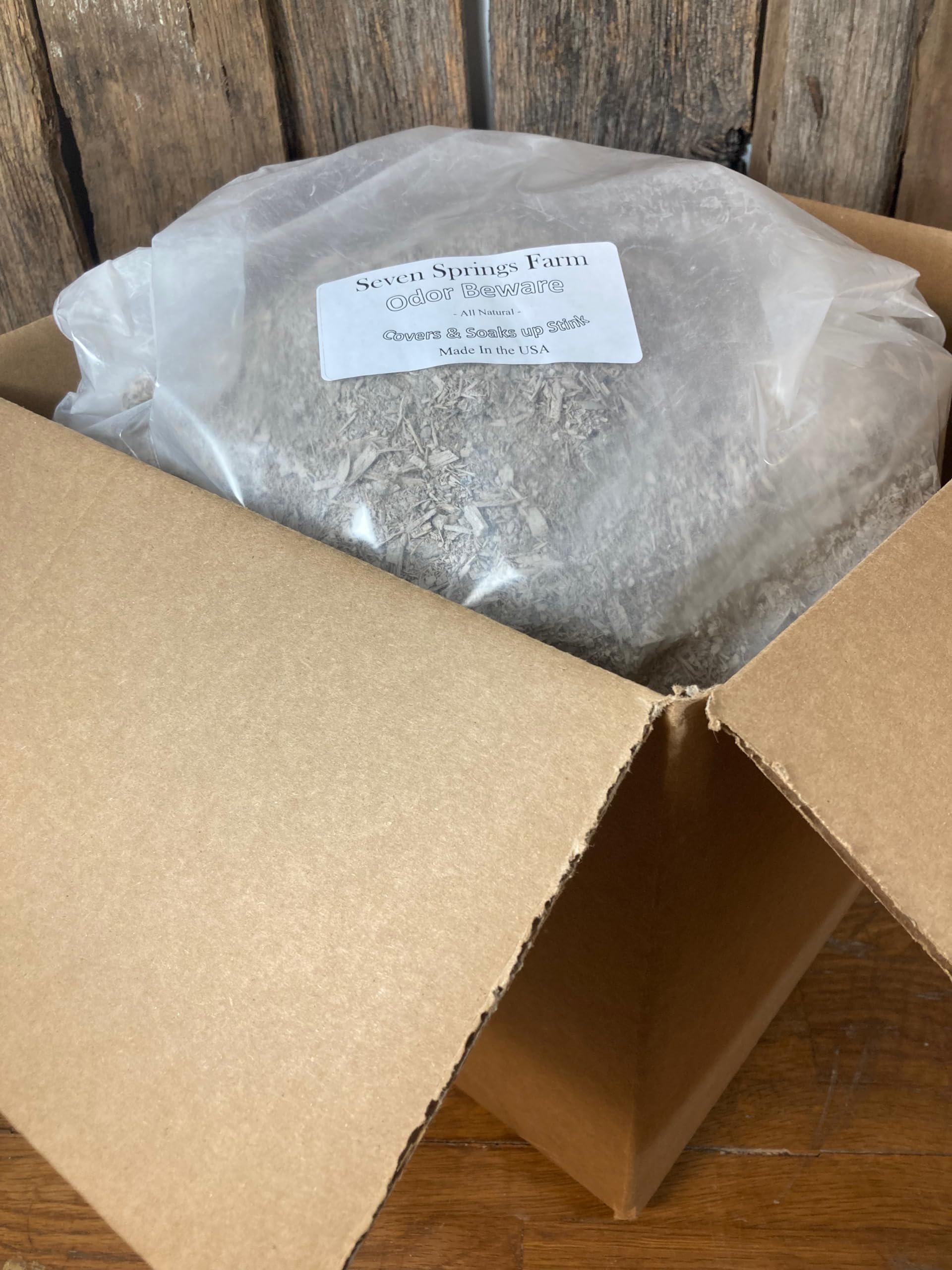 Odor Beware Composting Toilet Sawdust Mix -19 Pound - All Natural For Portable Compost Toilet Odor Neutralizer Janitorial Lab Spill Absorbent - Soaks