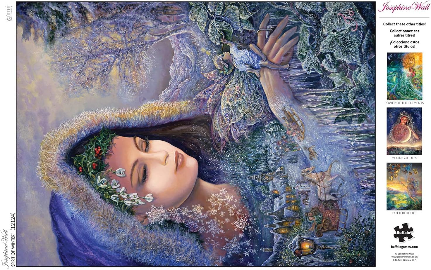 Buffalo Games - JoWall - Spirit of Winter - Puzzle de 1000 pièces pour Adultes - Puzzle Stimulant Parfait pour Les soirées de Jeu