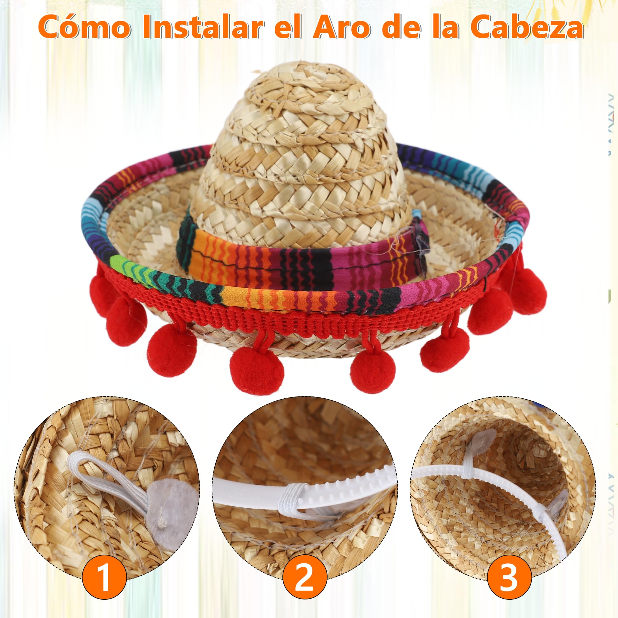 Sombrero de Fiesta, Diadema, Banda para el Pelo de Vacaciones, Sombrero Decorativo, Aro para el Pelo para Adultos, Niños, Mascotas (12 Piezas)
