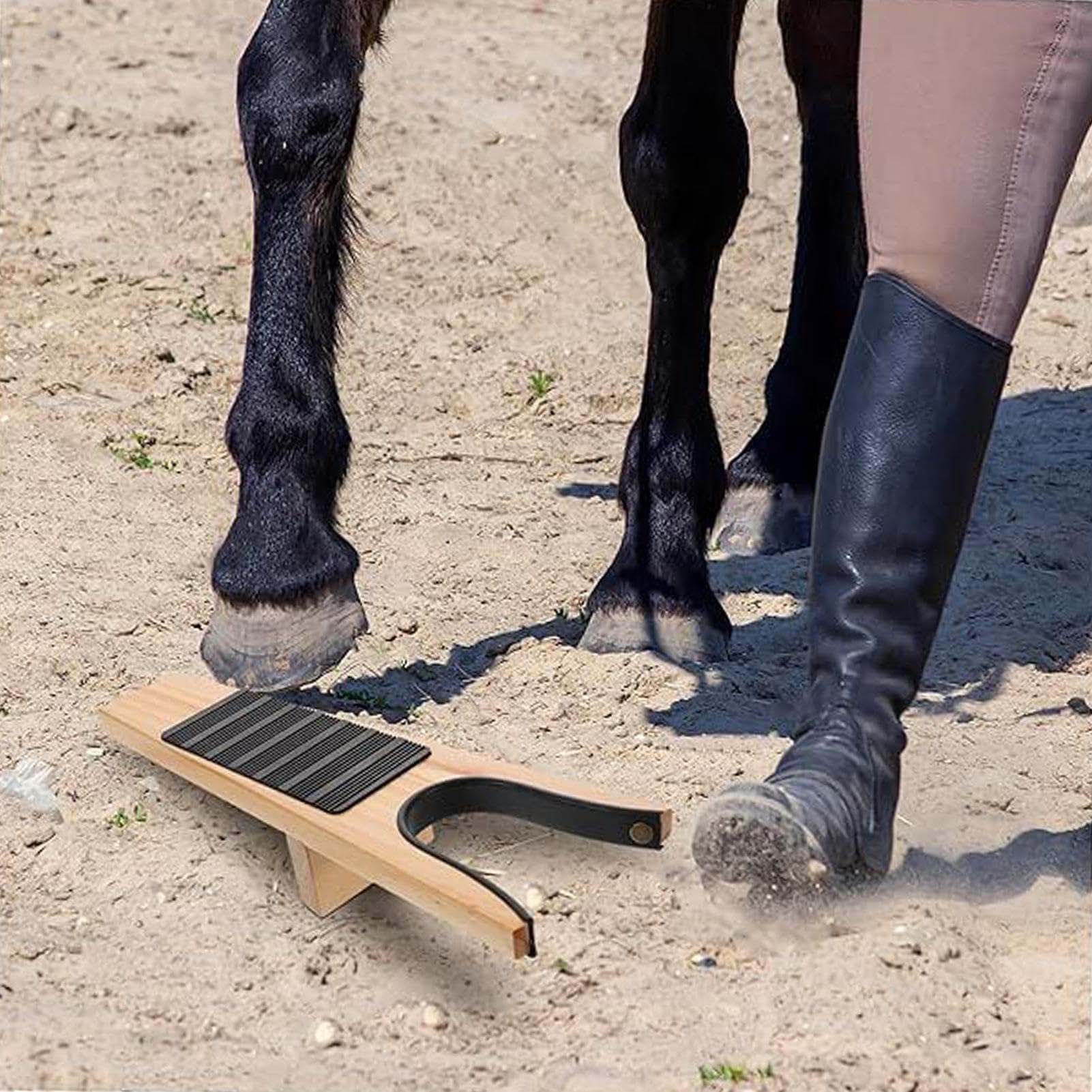 Stiefelauszieher Holz | Boot Jack Schuhauszieher mit großer Öffnung | Robuster Stiefelzieher für Reitstiefel Cowboy Boots Arbeitsstiefel Snowboard Ski Motorrad Zuhause Outdoor Rückenfreundliche Hilfe