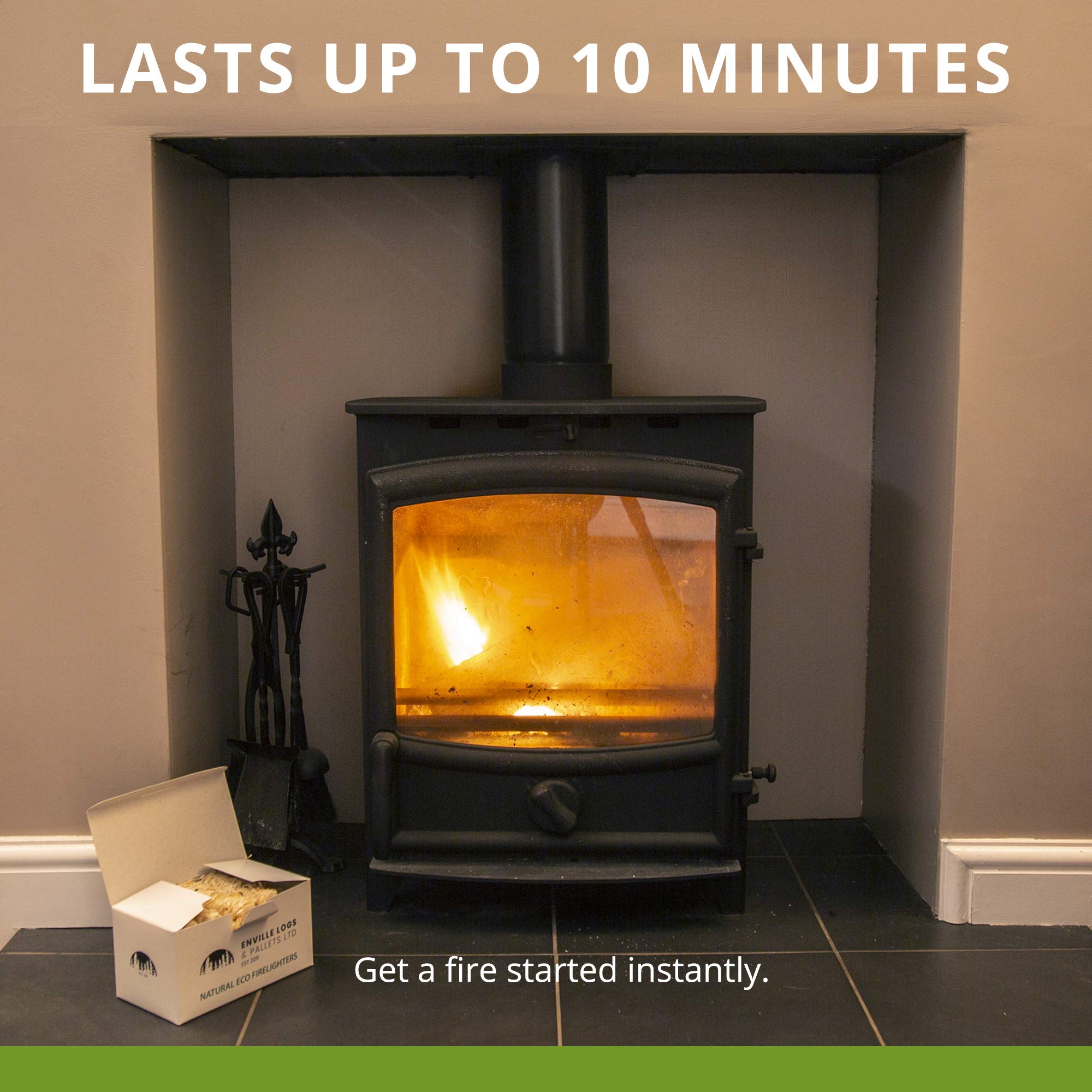 natural eco firelighters 50 Fire Starters For Lighting Lumpwood