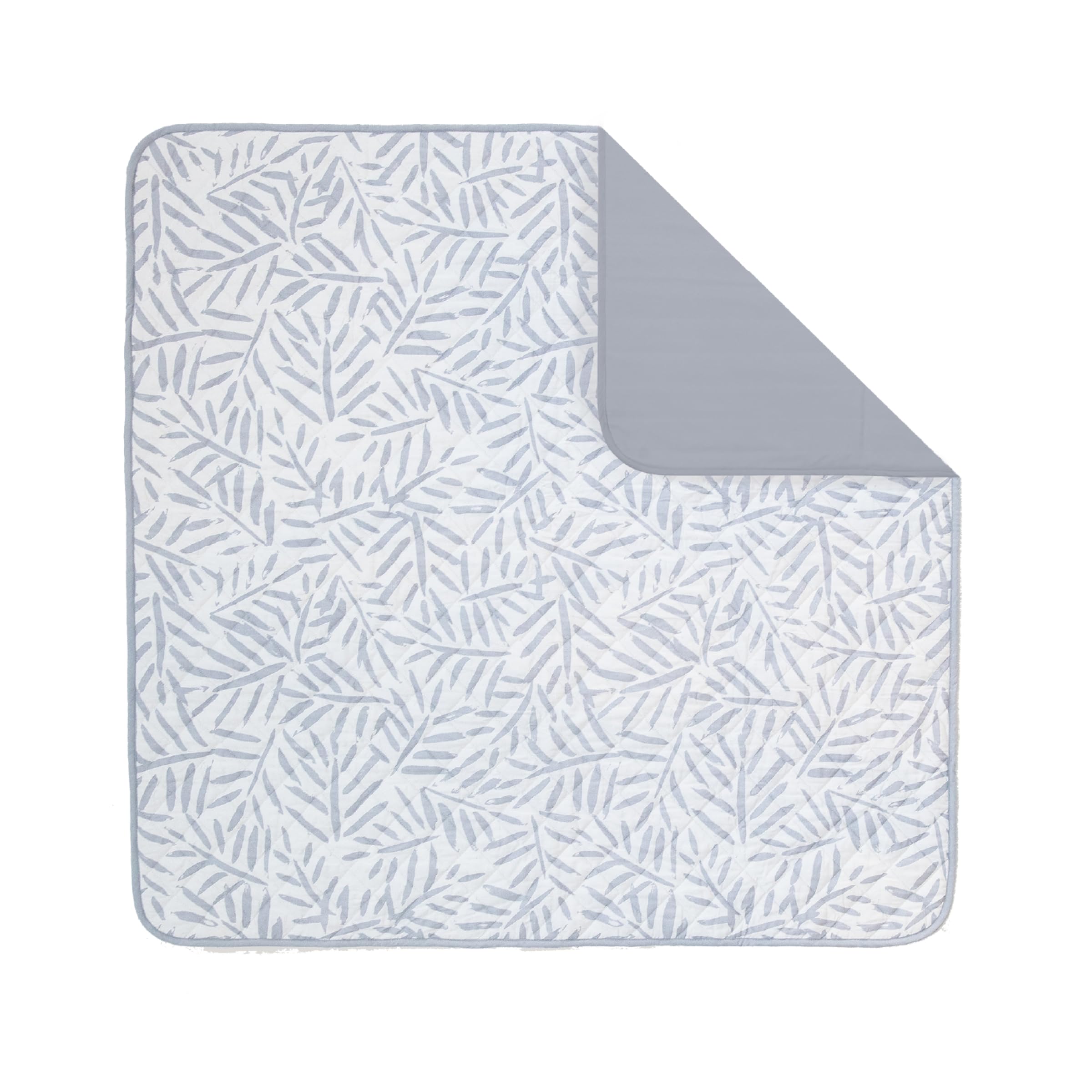 Toddlekind Pretty Practical Mat 100% Organic Cotton 47" x 47”, Reversible, Portable, Travel, Portable, Indoor/Outdoor, for Babies/Toddlers, Sandy