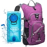 Everfun Hydration Backpack 18L with Water Bladder 2L/3L Hiking Water Backpack Women Men Hydration Pack Insulated Lightweight Day Hydropack with Storage for Hiking, Biking, Running, Festival