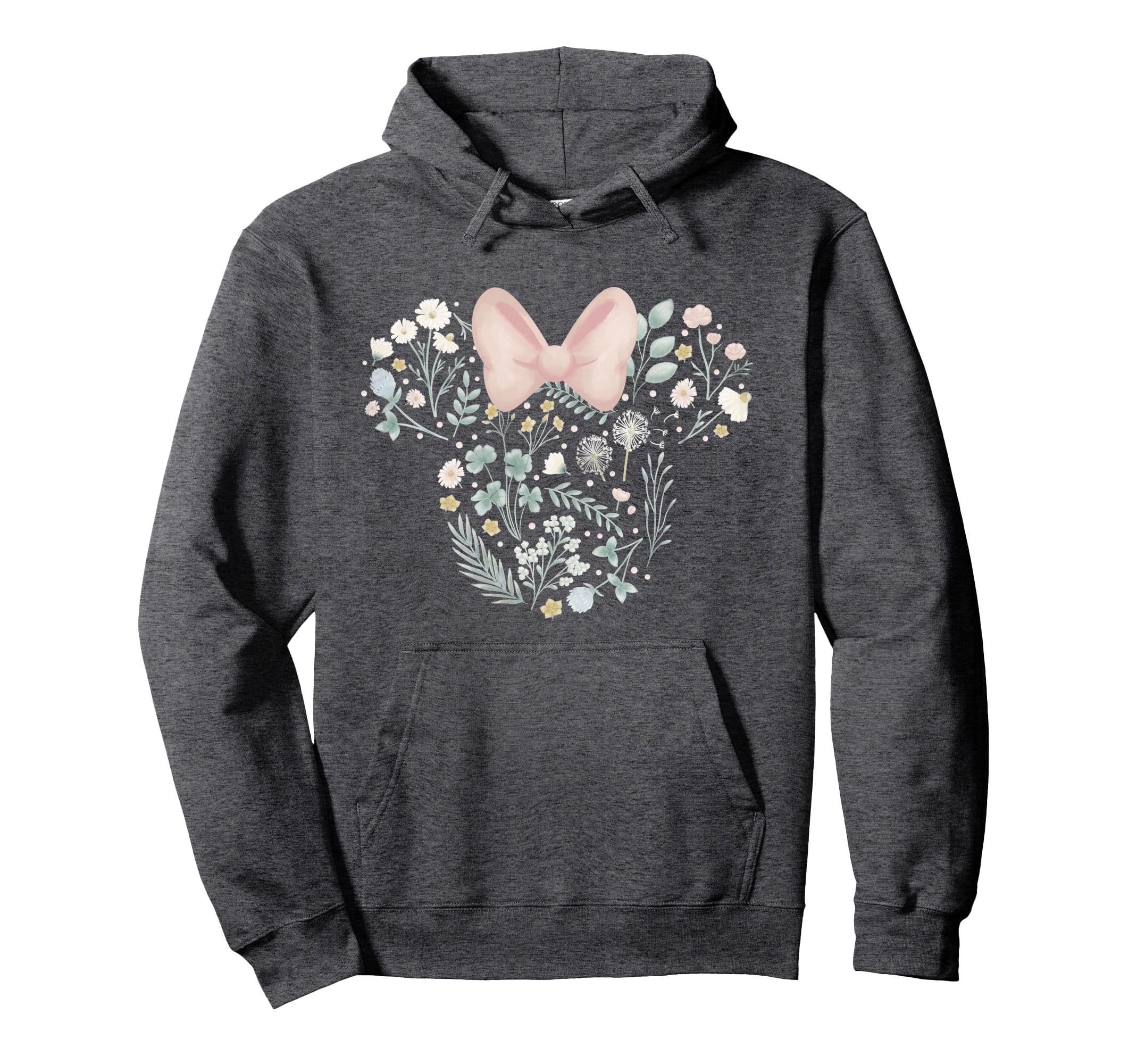 Minnie Mouse Pullover cadeau anniversaire fille sweat à capuche Disney fleuri - 2