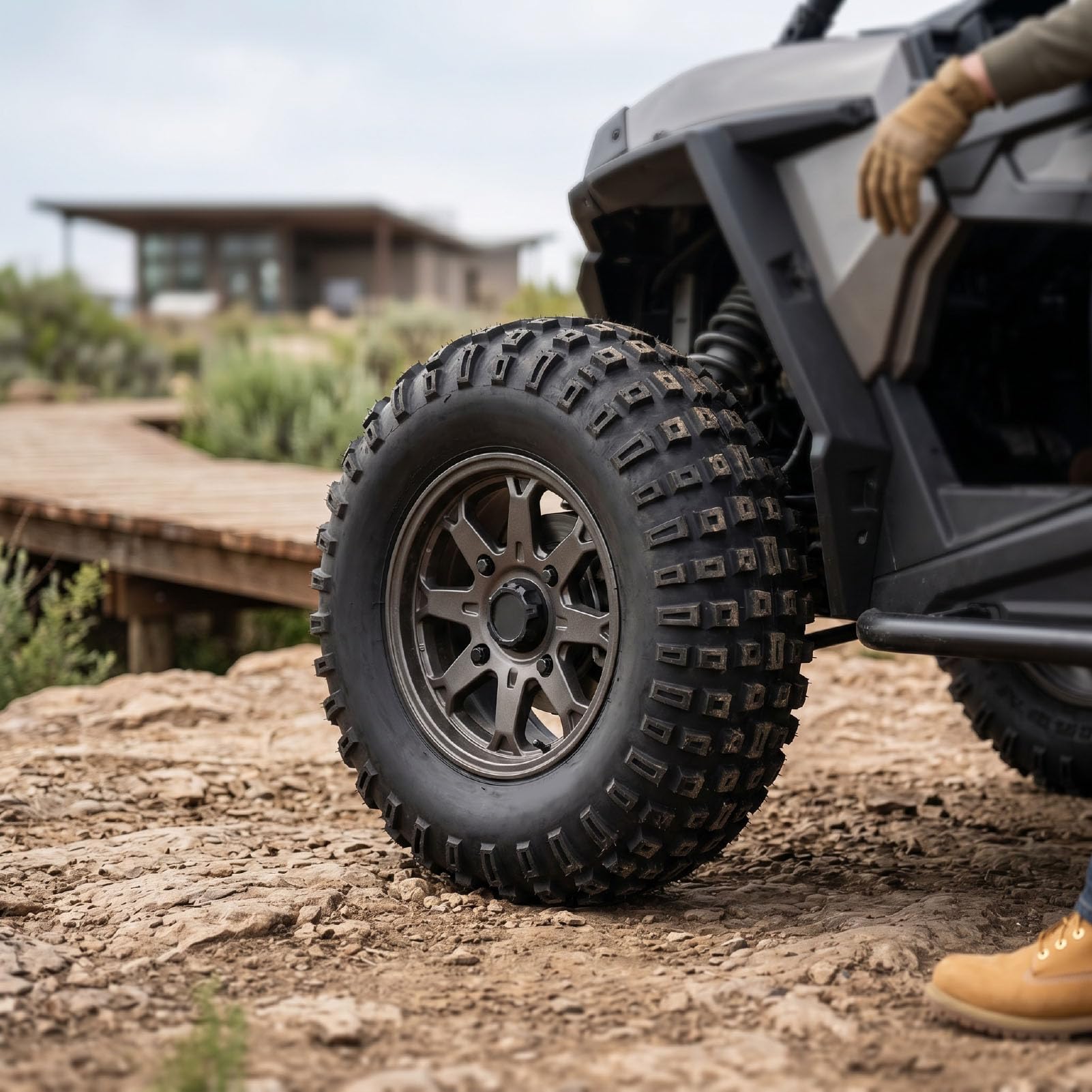Tbest Pneu à Vide sans Chambre à Air 14x5,0-6,5 130/70-6,5, Antidérapant, Antidéflagrant pour Scooter électrique, Moto avec Caoutchouc Naturel Plus épais et Plus Large de 14 Pouces