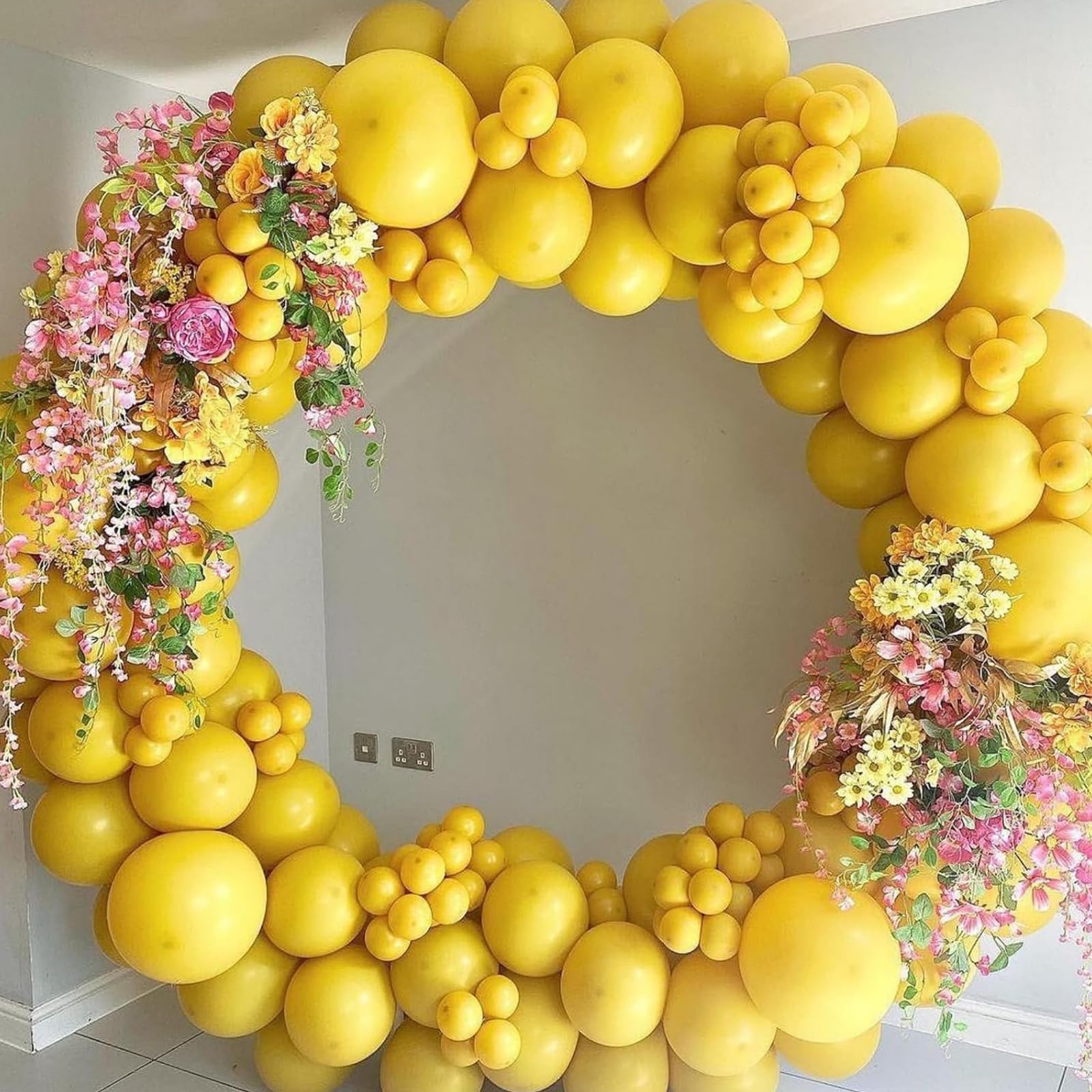 Ovanda Gelbe Luftballons 50 Stück - 12 Zoll Für Party Deko Helium Geeignet