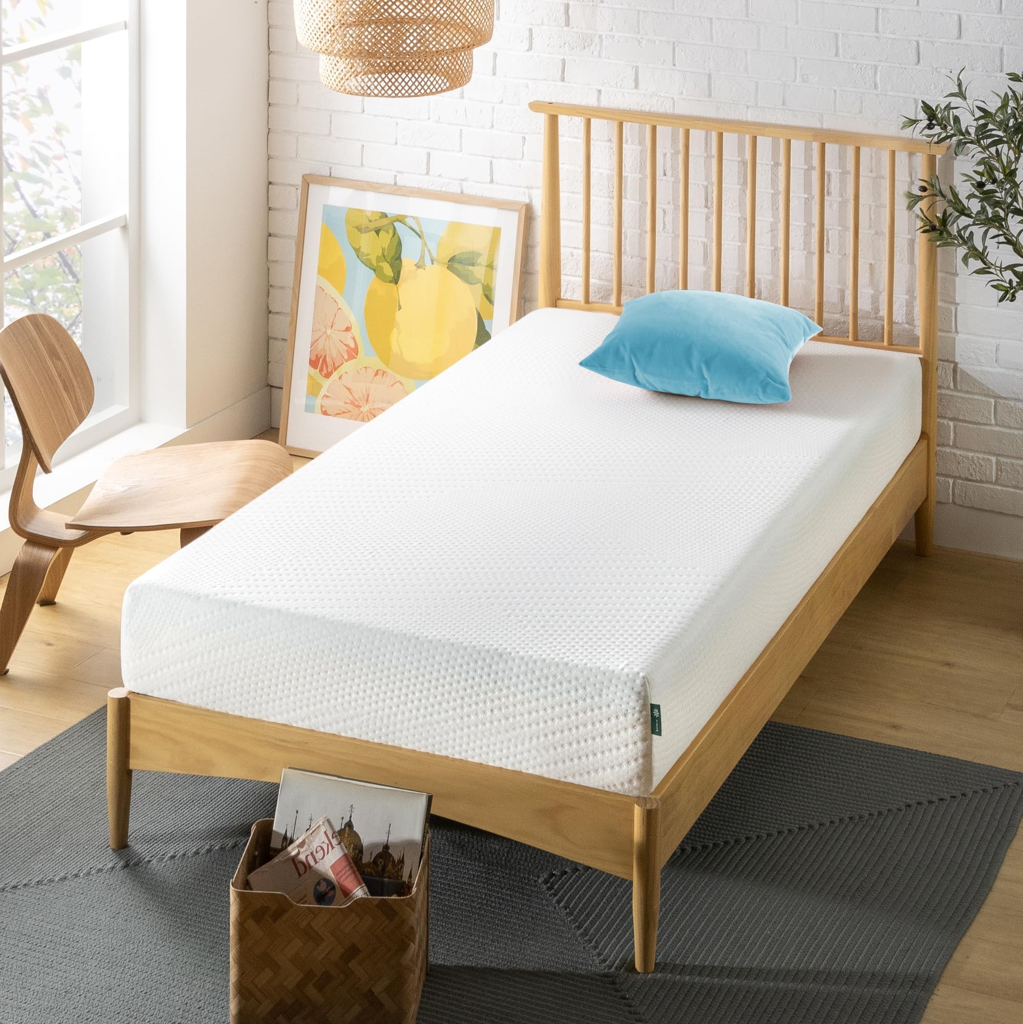 Zinus Twin Mattress, 8 Inch Green Tea Essential Memory Foam Mattress