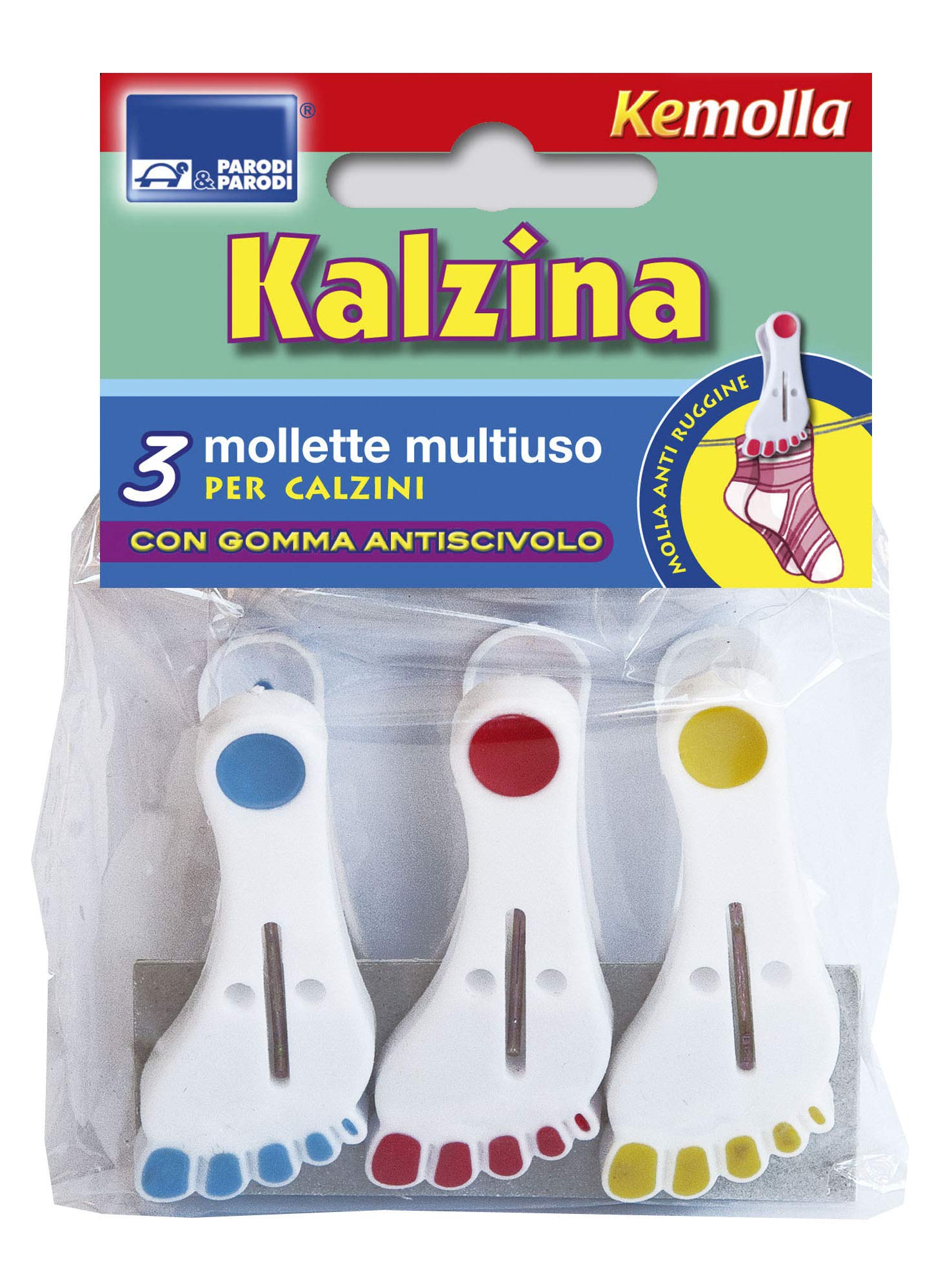 Set of 3 clips with rubber non-slip calcina, set of 3 for clothes pegs clothes pegs, froebel stars, clothes pegs