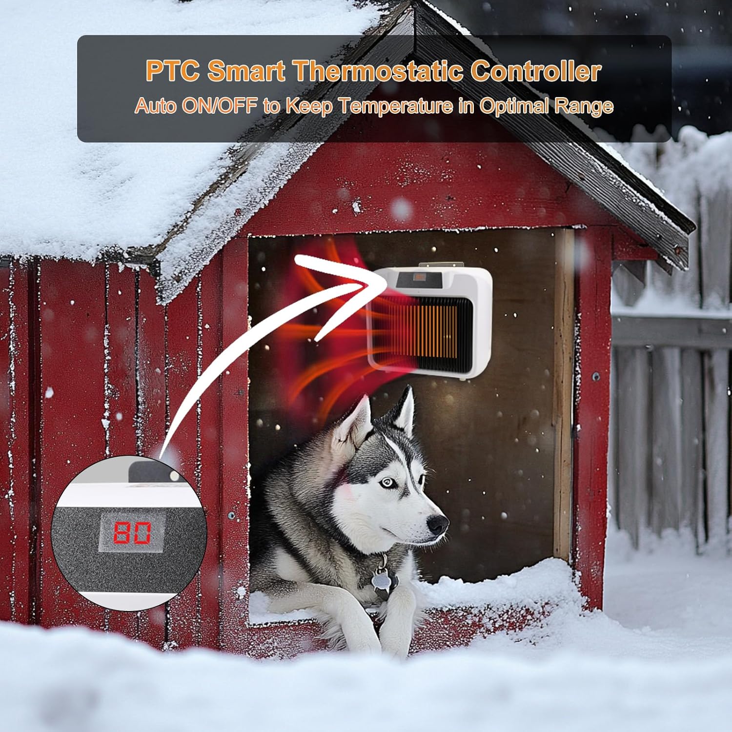 Keep Your Pets Cozy: Review of the PETRFOH Dog House Heater with Smart Thermostat