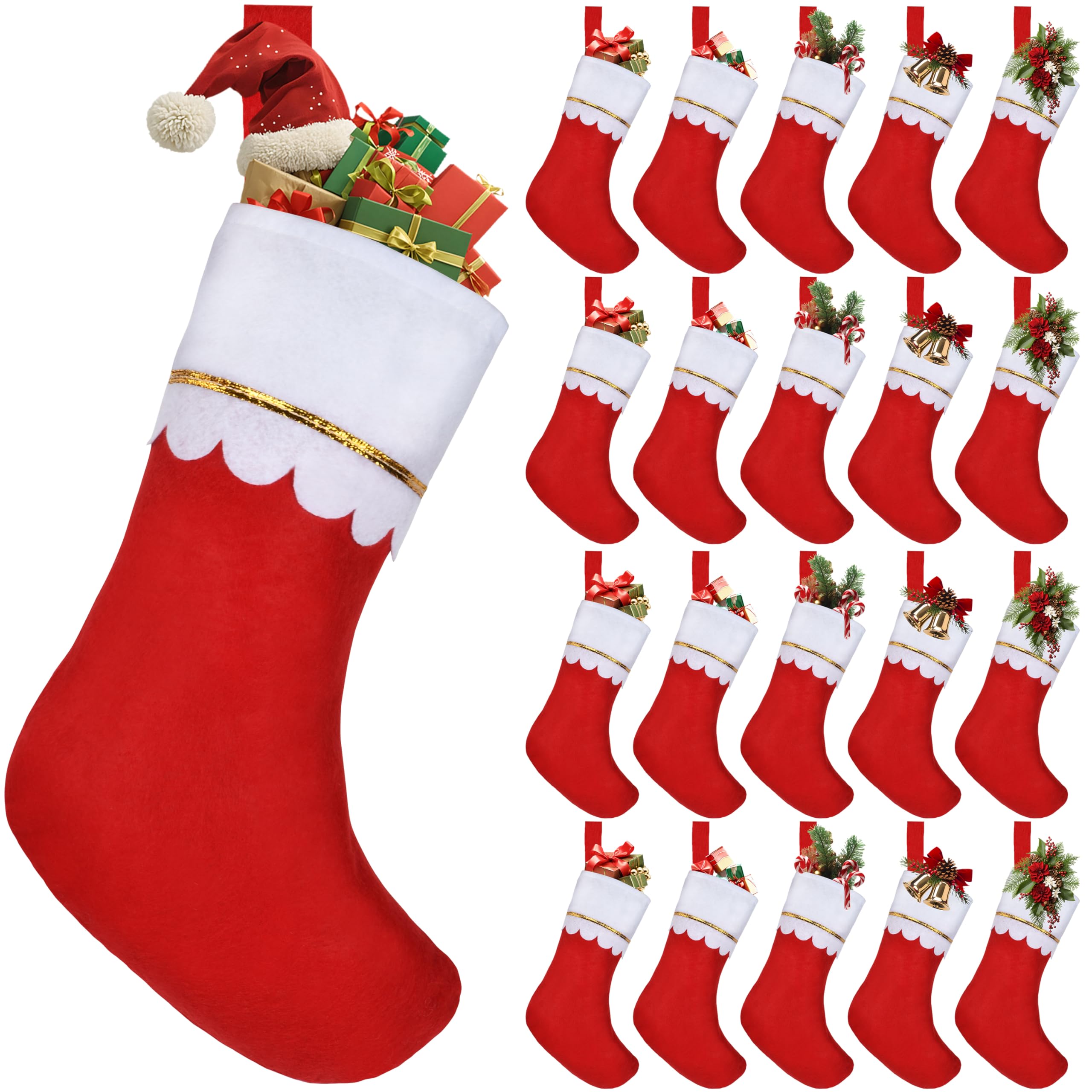 Weihnachtsstrumpf (20, Rot)