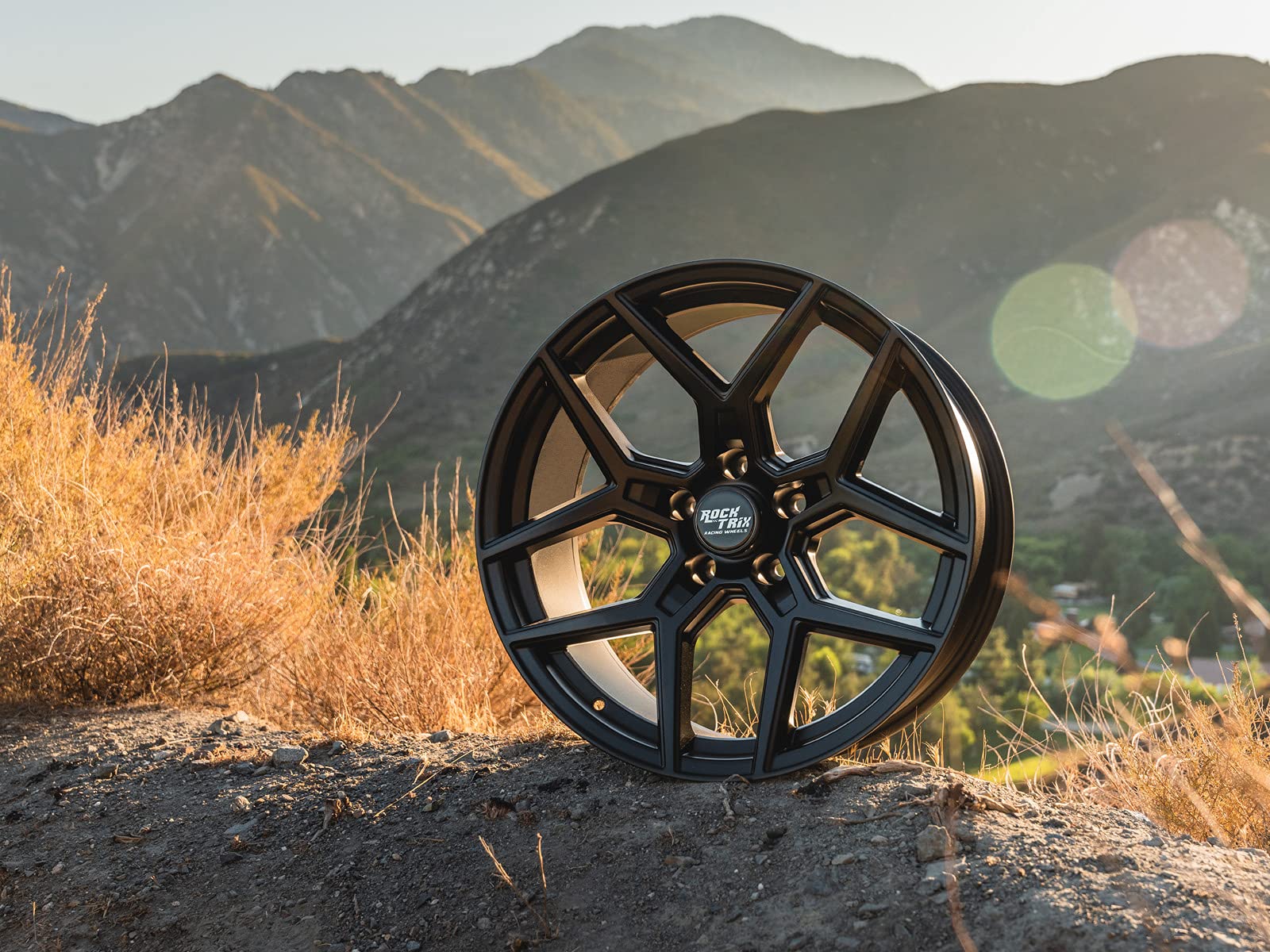 RockTrix RT111 18-inch Matte Black Wheels – Fits Toyota Tundra, Land Cruiser, Sequoia & Lexus LX570 | 5x150 Bolt Pattern, -12mm Offset, 110.1mm Bore
