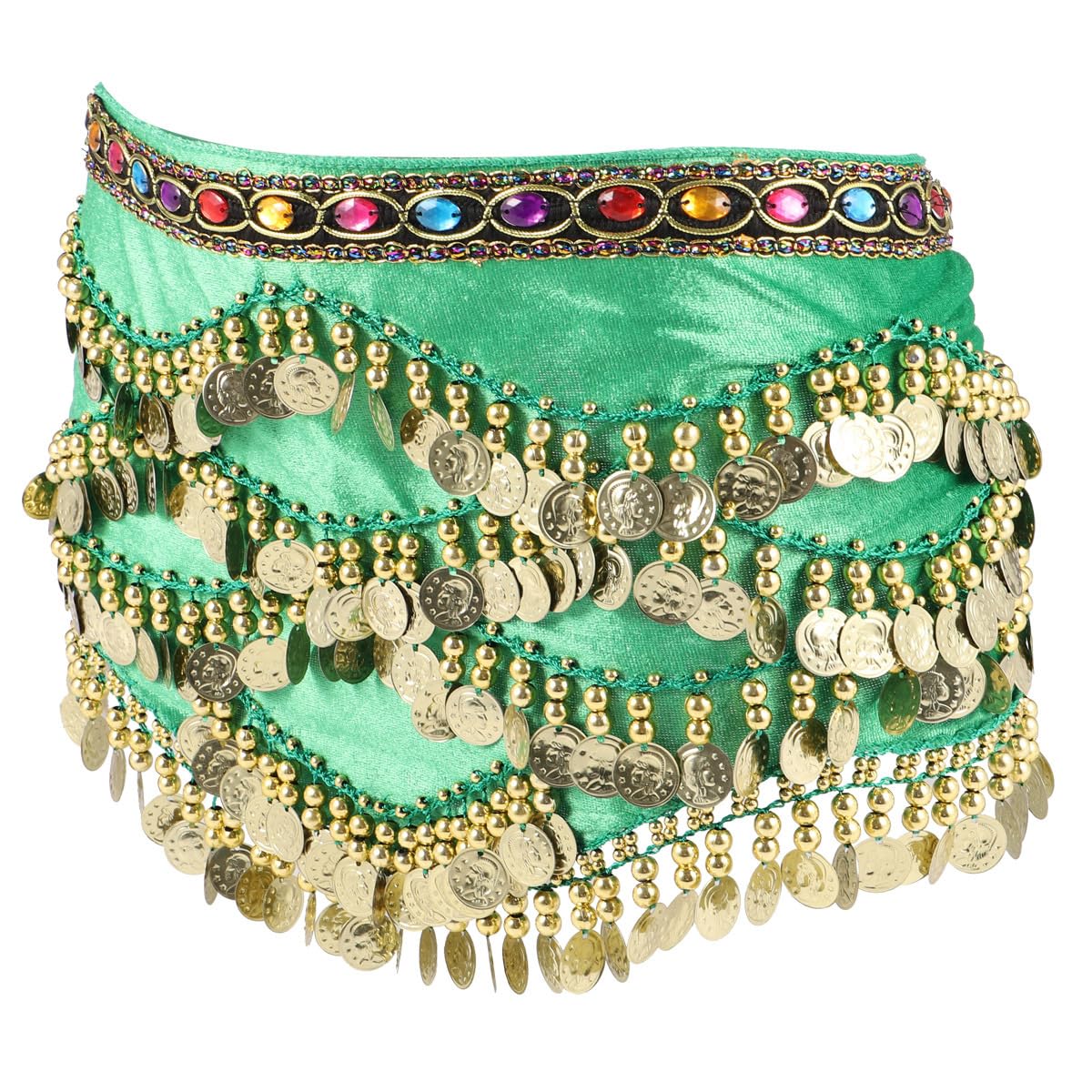 베스트스포츠 스팽글 스커트 스팽글 스커트 밸리댄스 코인 벨트 댄싱 힙 스카프 랩 댄스 스커트 코인 벨트 여성용 밸리댄스 허리 체인 그린  스팽글 스커트 여성용 벨트 여성용 벨트-Freehip.co.kr