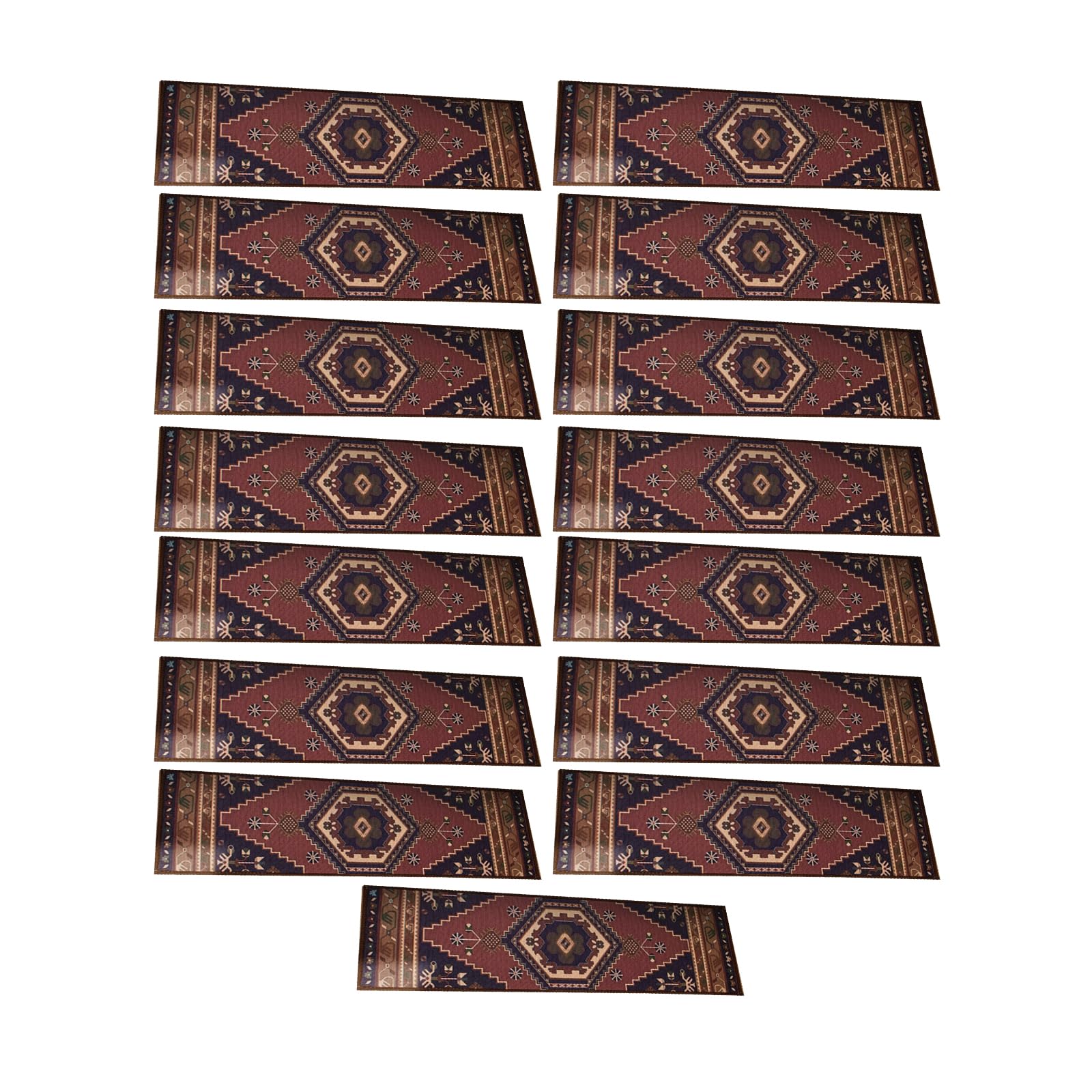 Jazuaiao Child and Pet Friendly Stair Treads, Stick Carpeted Staircases Step, NonSlip Mats, Treads 15pcs Adhesive Mats