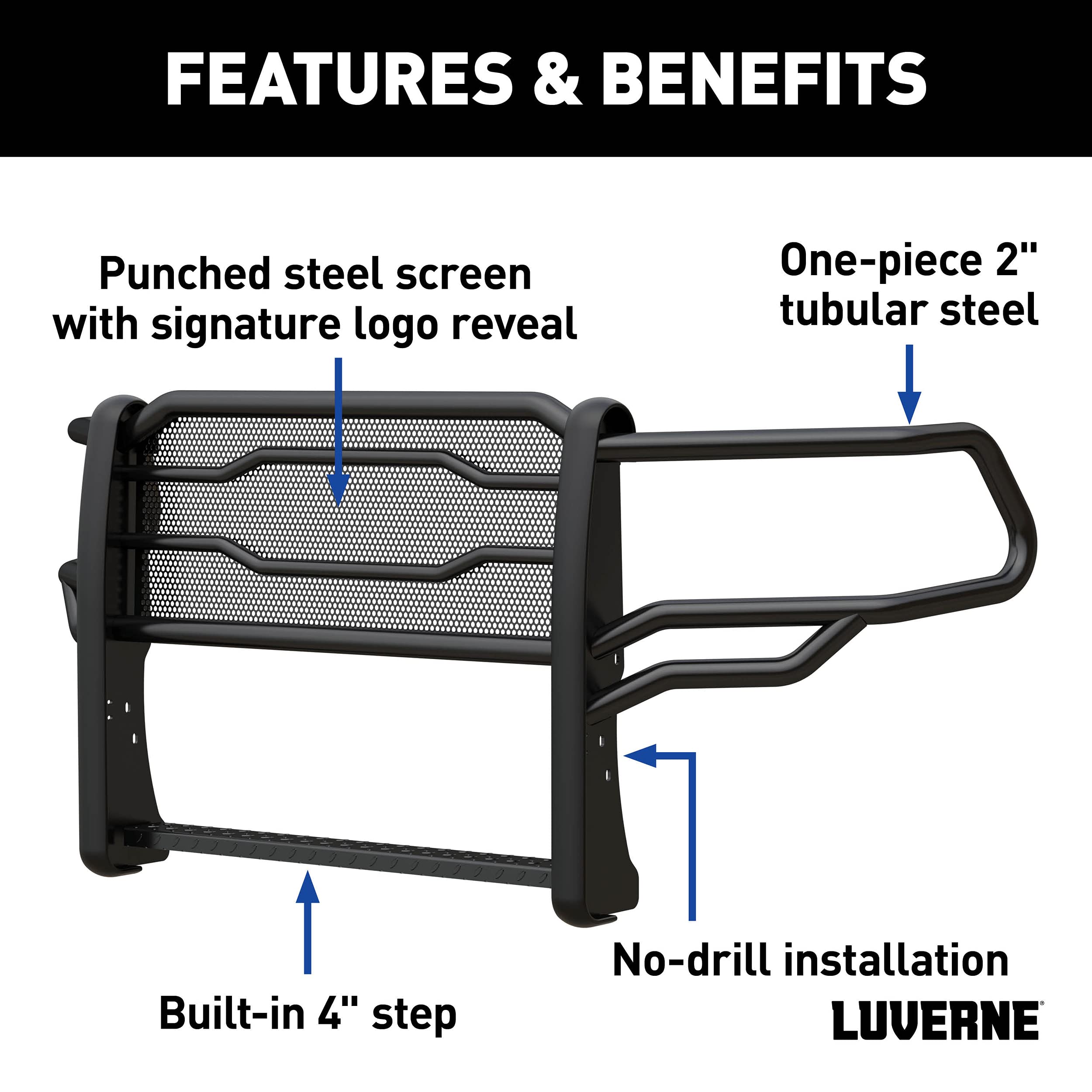 ○○ Amazon.com: LUVERNE 321804 Prowler Max Black Steel Truck