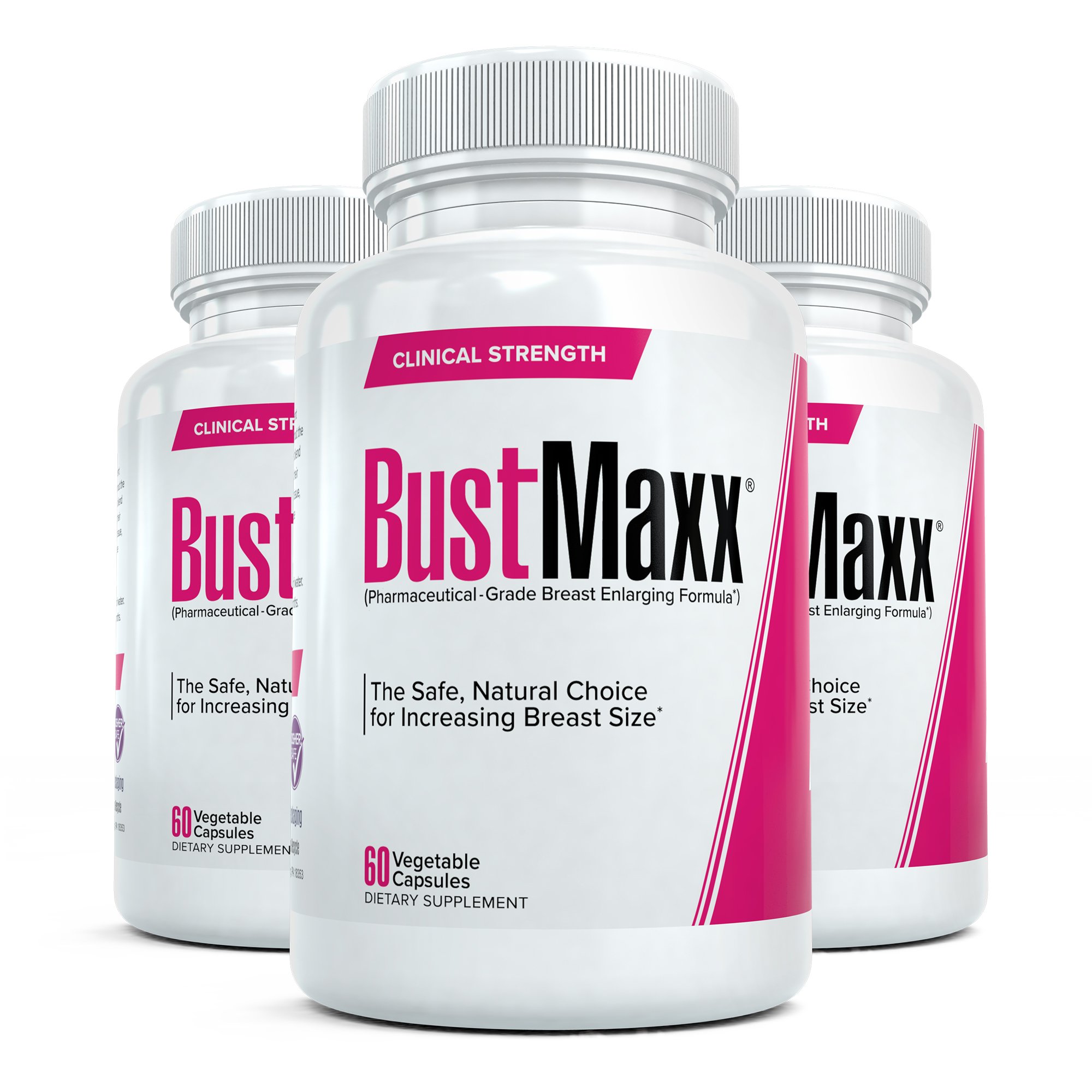 All Natural Bust Enlarging & Enhancement Supplement Capsules, 180 Count