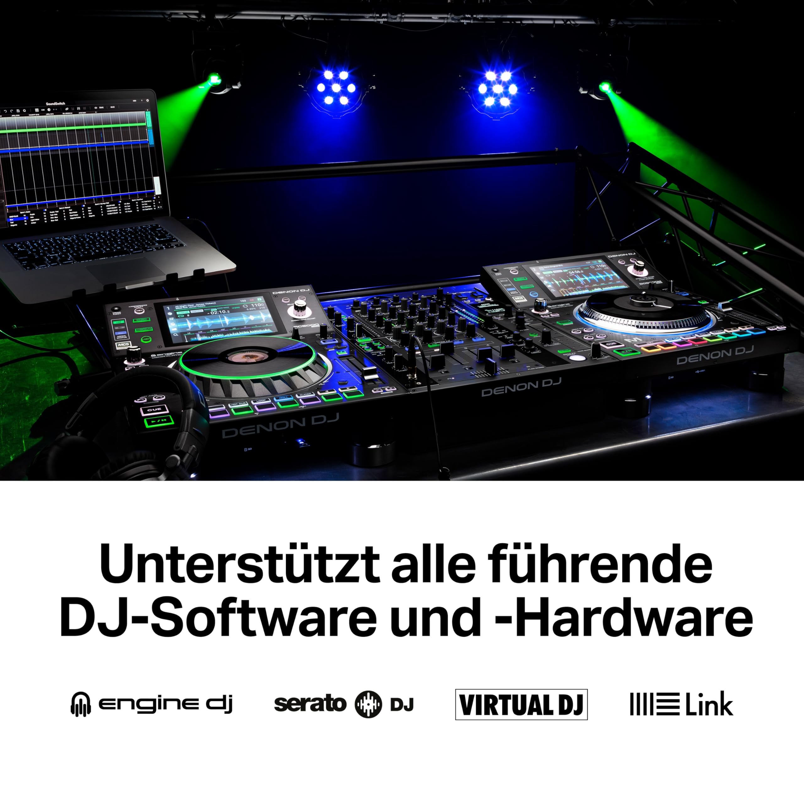 SoundSwitch Micro DMX Interface - Ultrakompaktes USB auf DMX Interface Inklusive Kostenloser Nutzung der SoundSwitch Software für 3 Monate