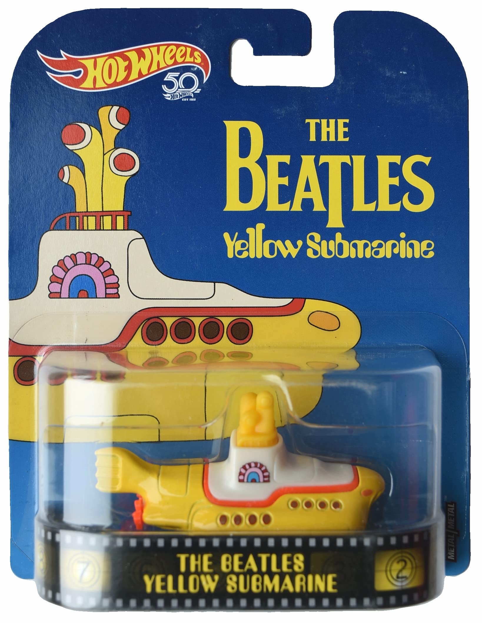 Amazon.com: Hot Wheels The Beatles Yellow Submarine, 50th