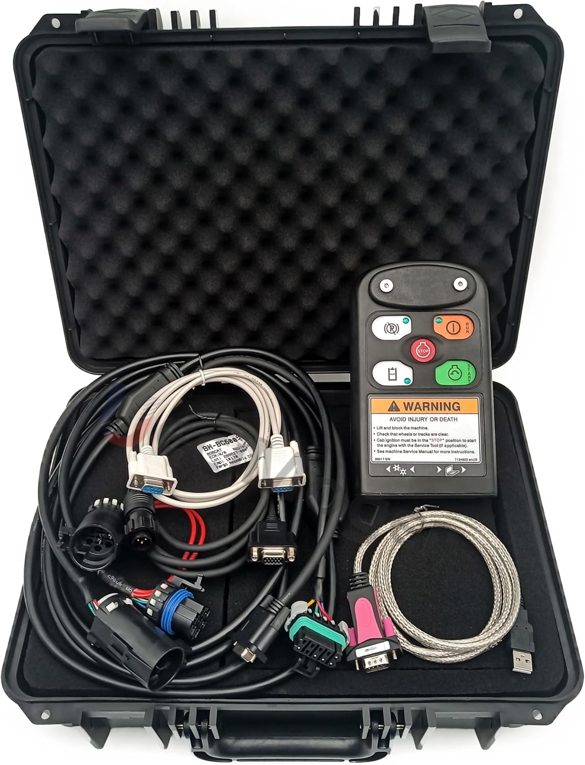 Ready to Use for Bobcatt Service Analyzer Bobcatt Diagnostic Tool (RST) with Laptop Service Tool Harness Remote Start Excavator Scanner Tool (with Laptop CF 53)