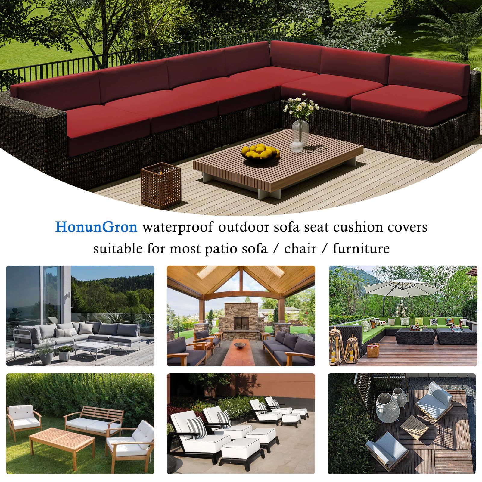 Set 4 Federe Impermeabili Per Cuscini Da Esterno – 65x65x10 Cm, Beige, Con Cerniera, Per Patio E Giardino, Lavabili