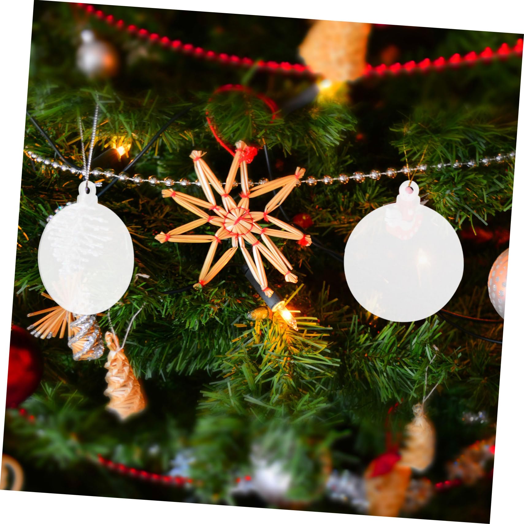 Cabilock 5 Juegos Manualidades Navideñas Christmas Tree Árbol De Navidad Decoración De Otoño Decoración Colgante De Navidad Adornos para Colgar En La Repisa De La Chimenea 20 Piezas * 5