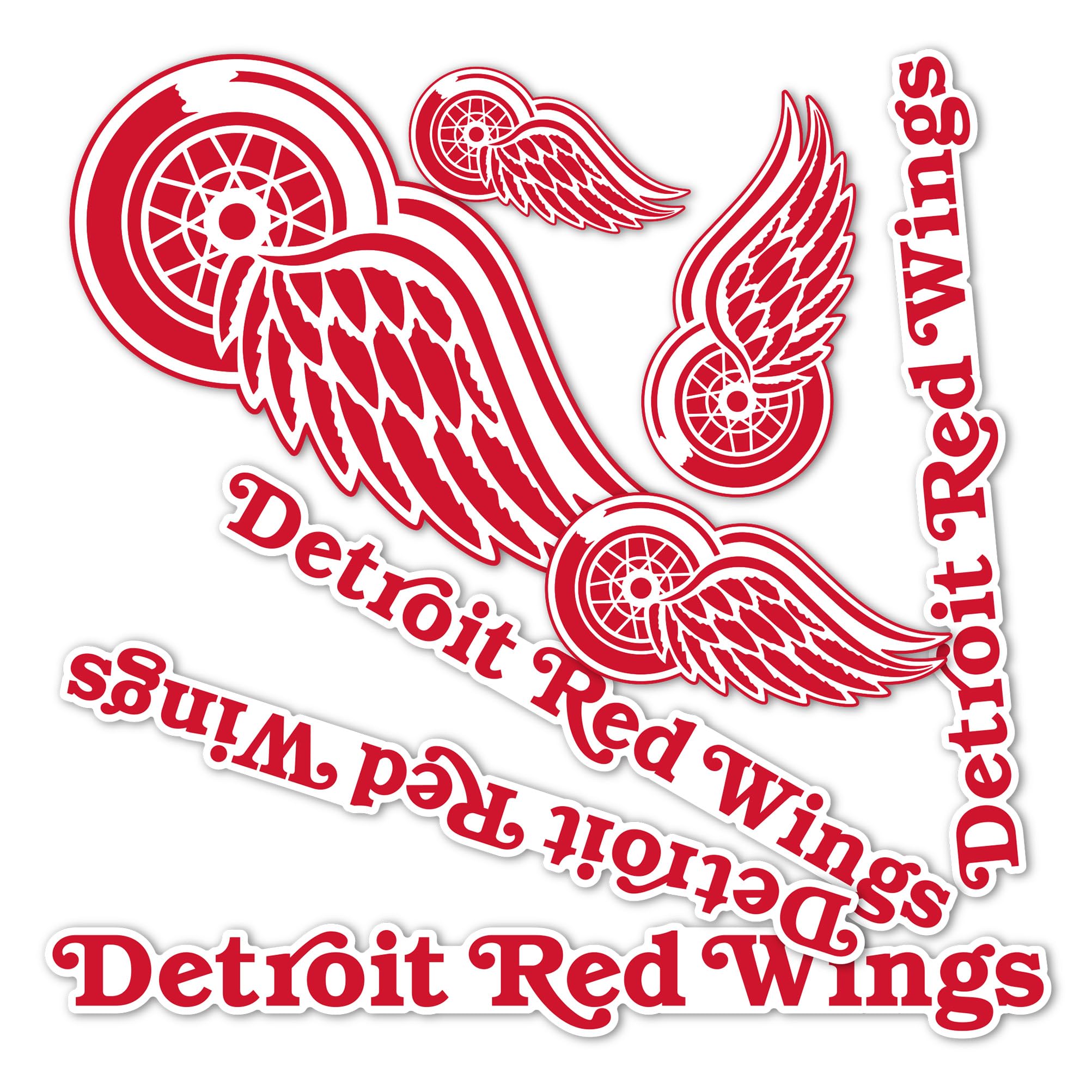 Adhesivo de vinilo de Detroit Red Wings Tipo 1 evita arañazos en tu portátil