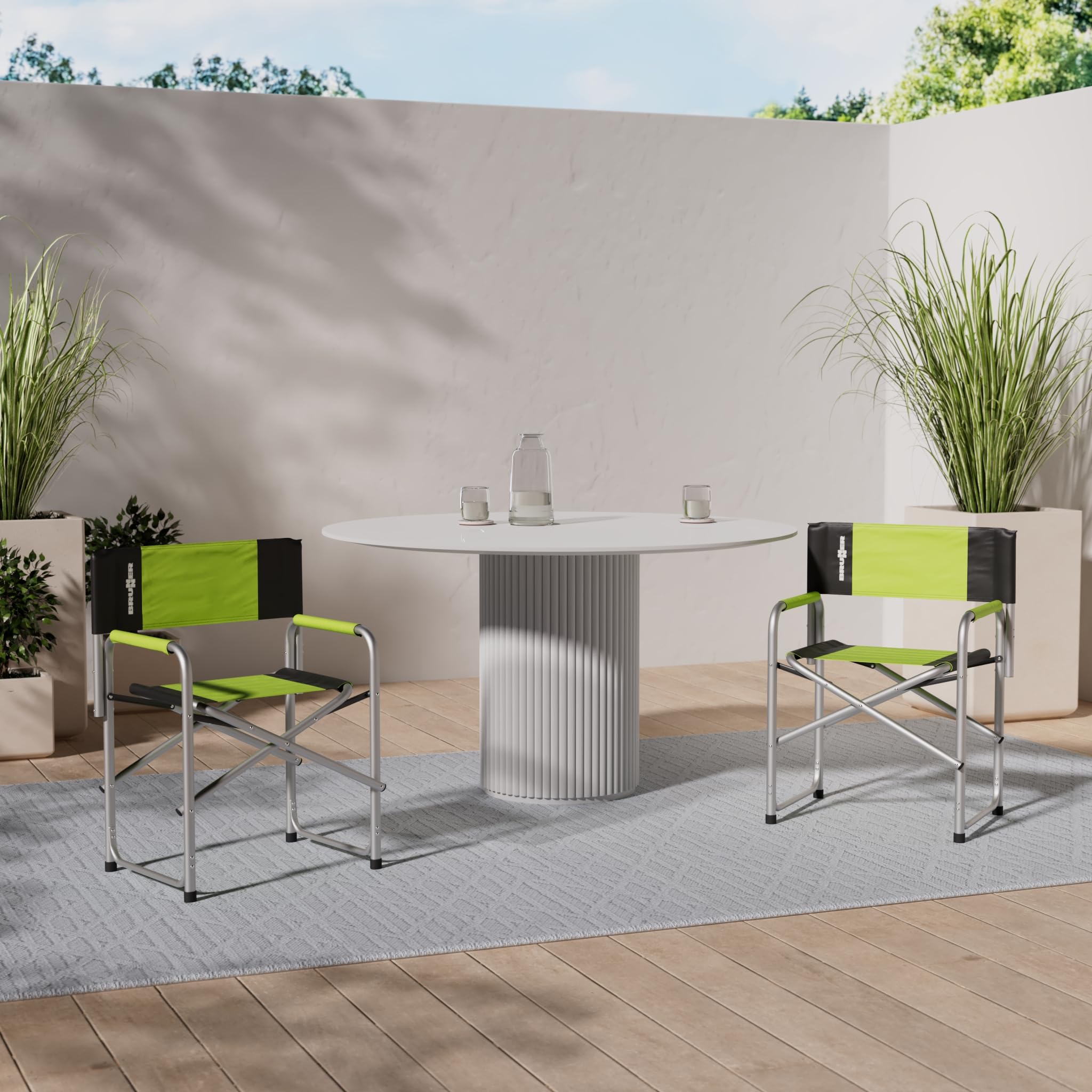 BRUNNER 0404190N.C70 Chaise Regista Bravura, Noir/Vert, Universel