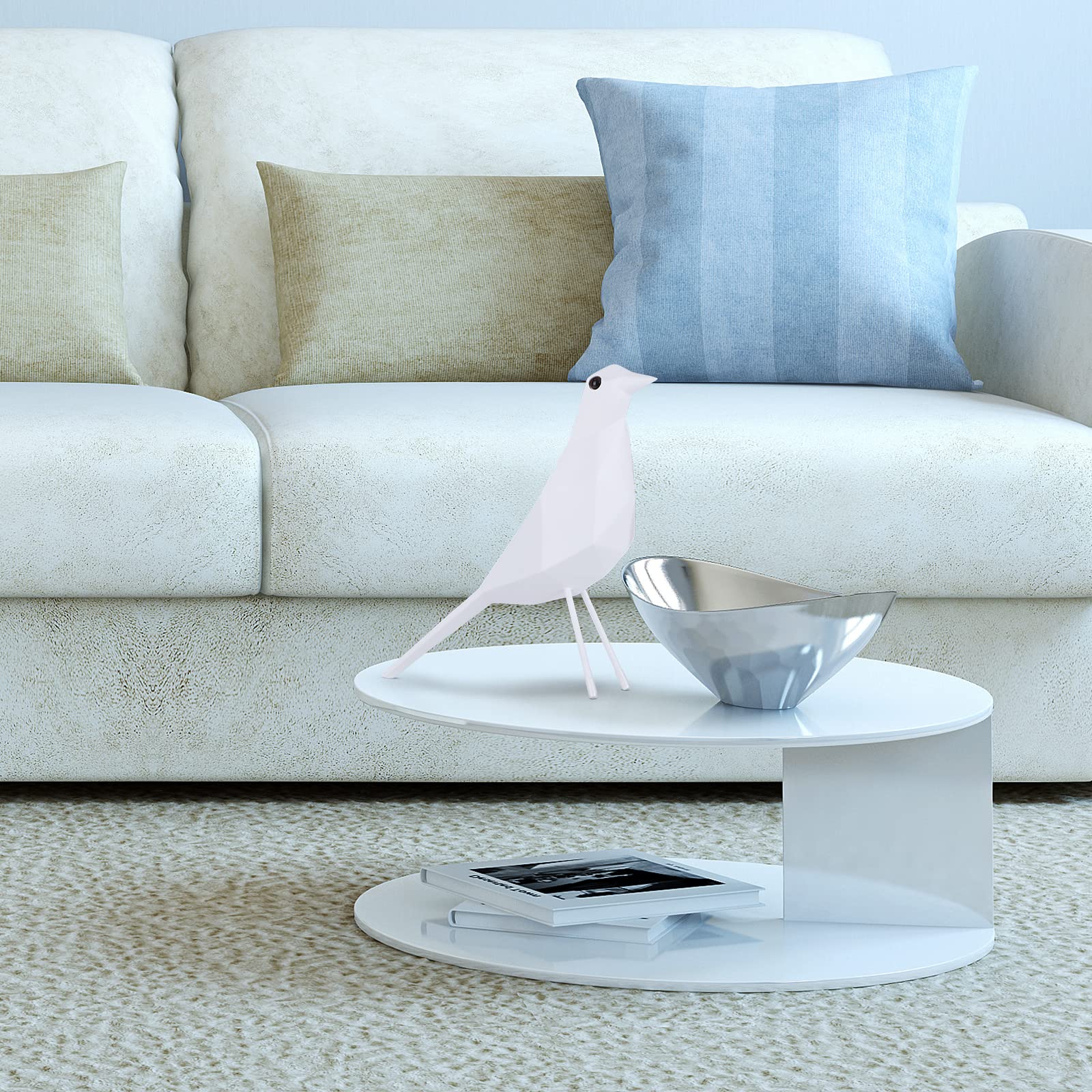 Amazon.co.jp: 幾何学的な鳥の像(幾何学模様ホワイト) : DIY・工具