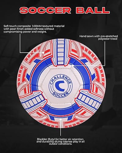 Miniatura 6 de American Challenge Navio Balón de fútbol Balón de fútbol profesional para hombres, jóvenes, niños y niñas jugadores de fútbol