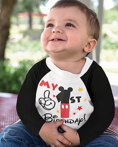 Miniatura 6 de Luke & Lulu First Birthday Outfits for Baby Boys Shirts - Mouse Theme, One, 1st Birthday