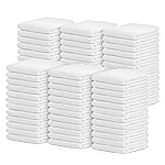 Avalon Towels Terry Bar Mop Towels (Value Pack of 72) Size 14x17 - Absorbent and Durable, Multipurpose Cleaning Rags, Cotton Cleaning Cloths, Terry Cloth Rags, Reusable Shop Rag (White)