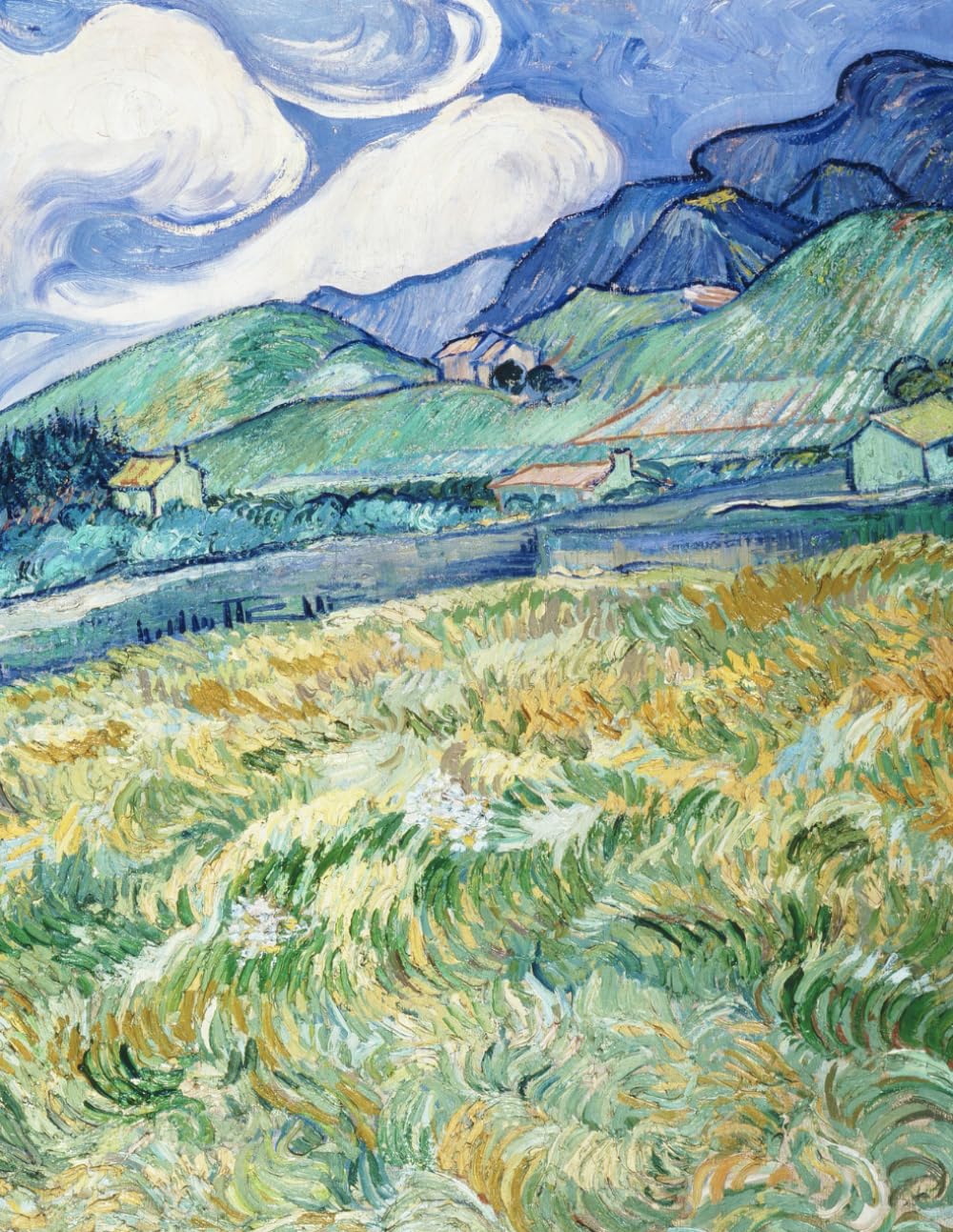 Van Gogh LARGE Notebook #24: Vincent Van Gogh Notebook College Ruled to write in 8.5x11" LARGE 100 Lined Pages - Saint Remy - Cool Artist Gifts (Vincent Van Gogh Collection)