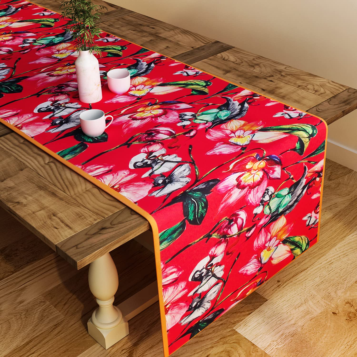 SEJ Table Runner - Pink Dining Table Protector -13